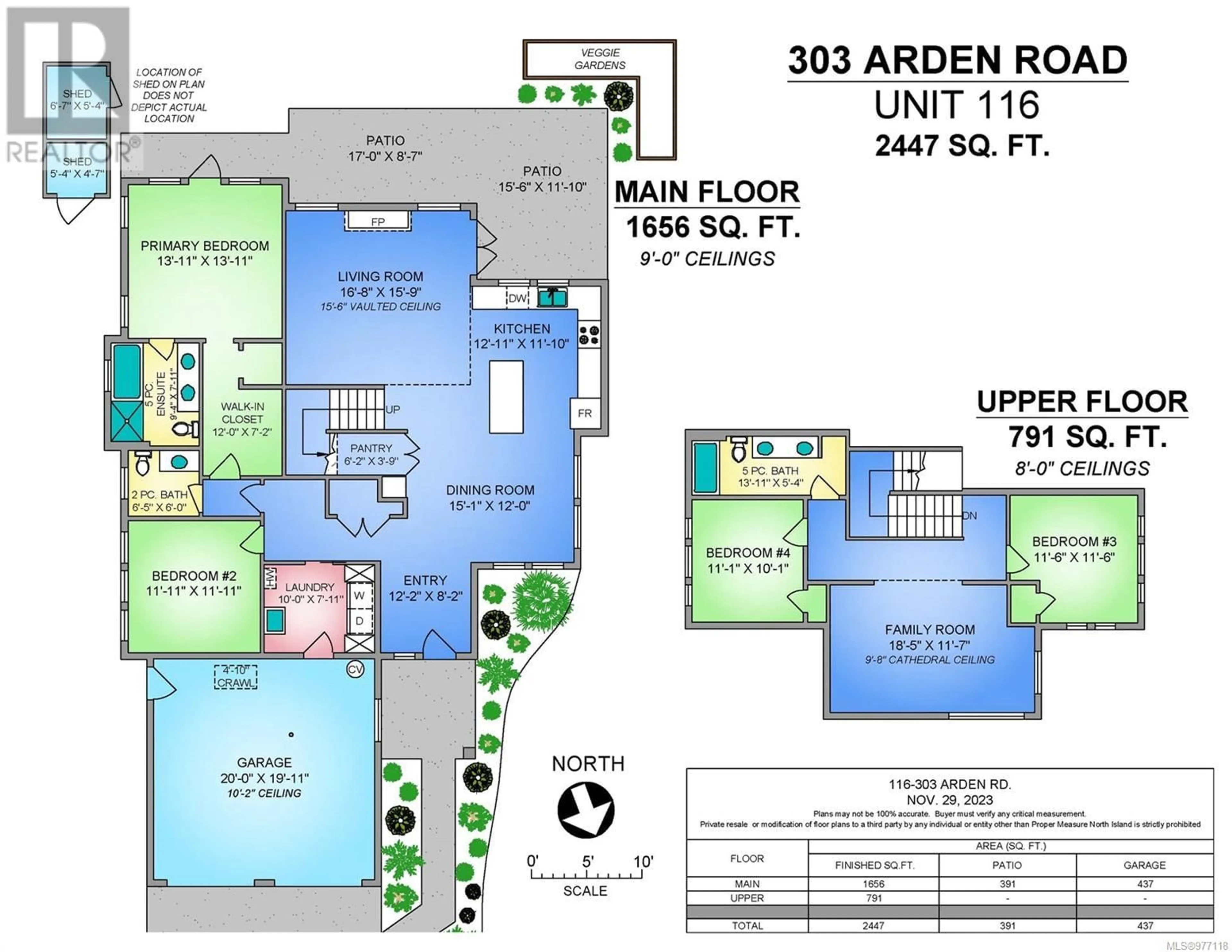 Floor plan for 116 303 Arden Rd, Courtenay British Columbia V9N0A8