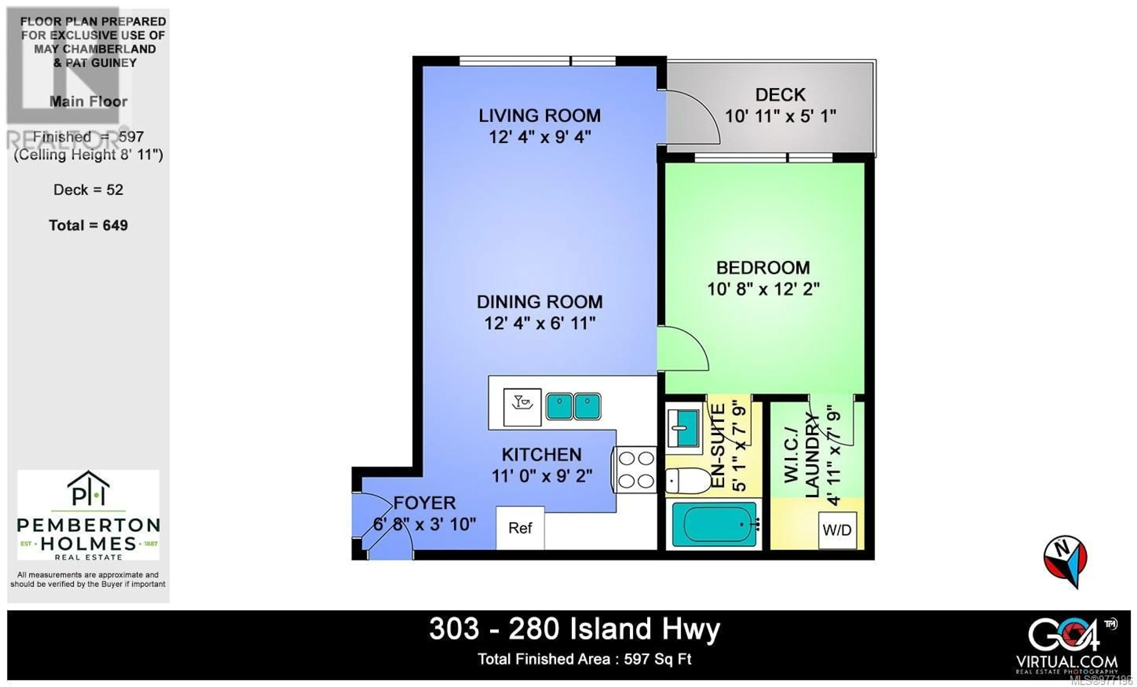 Floor plan for 303 280 Island Hwy, View Royal British Columbia V9B1G5