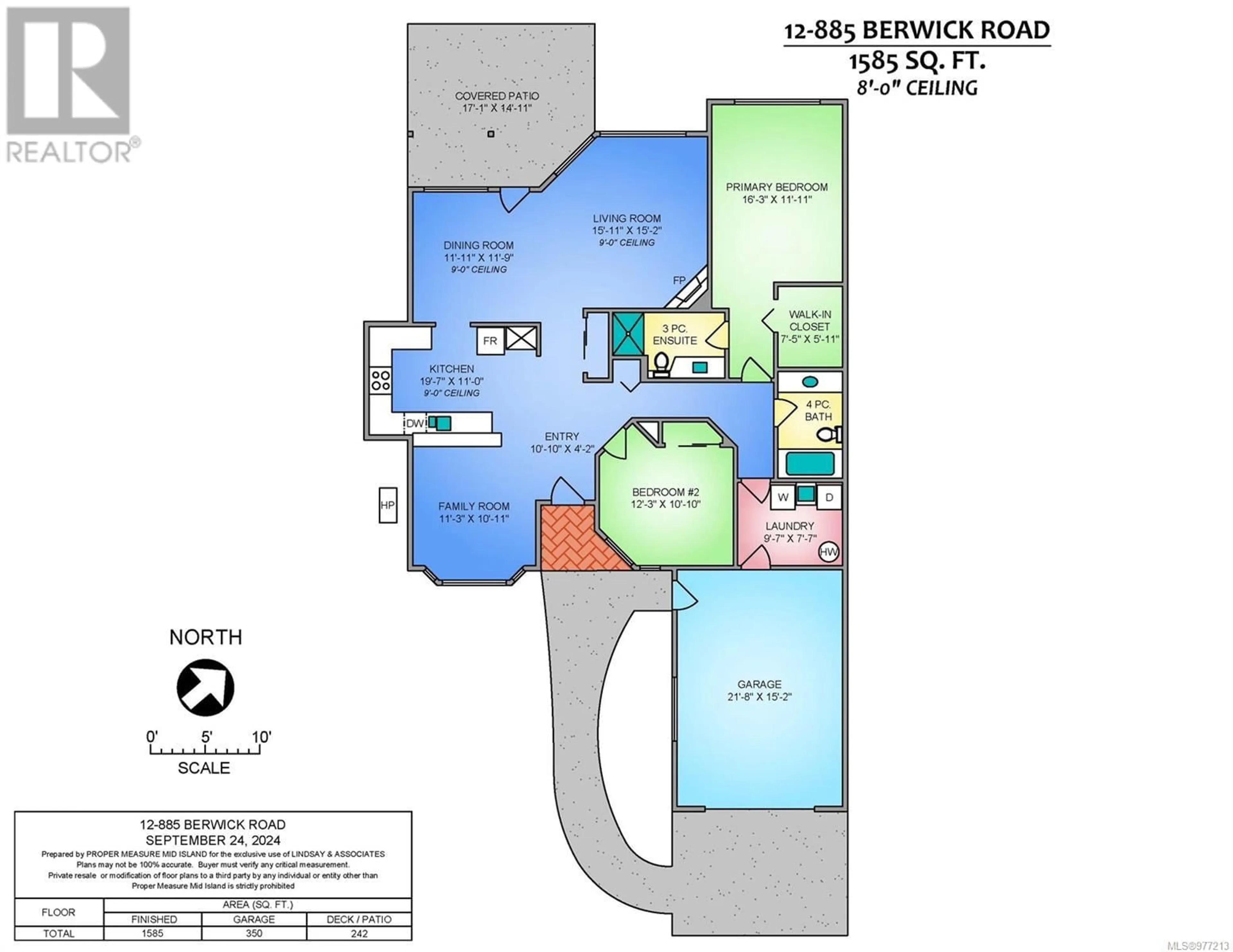 Floor plan for 12 885 Berwick Rd S, Qualicum Beach British Columbia V9K1N7