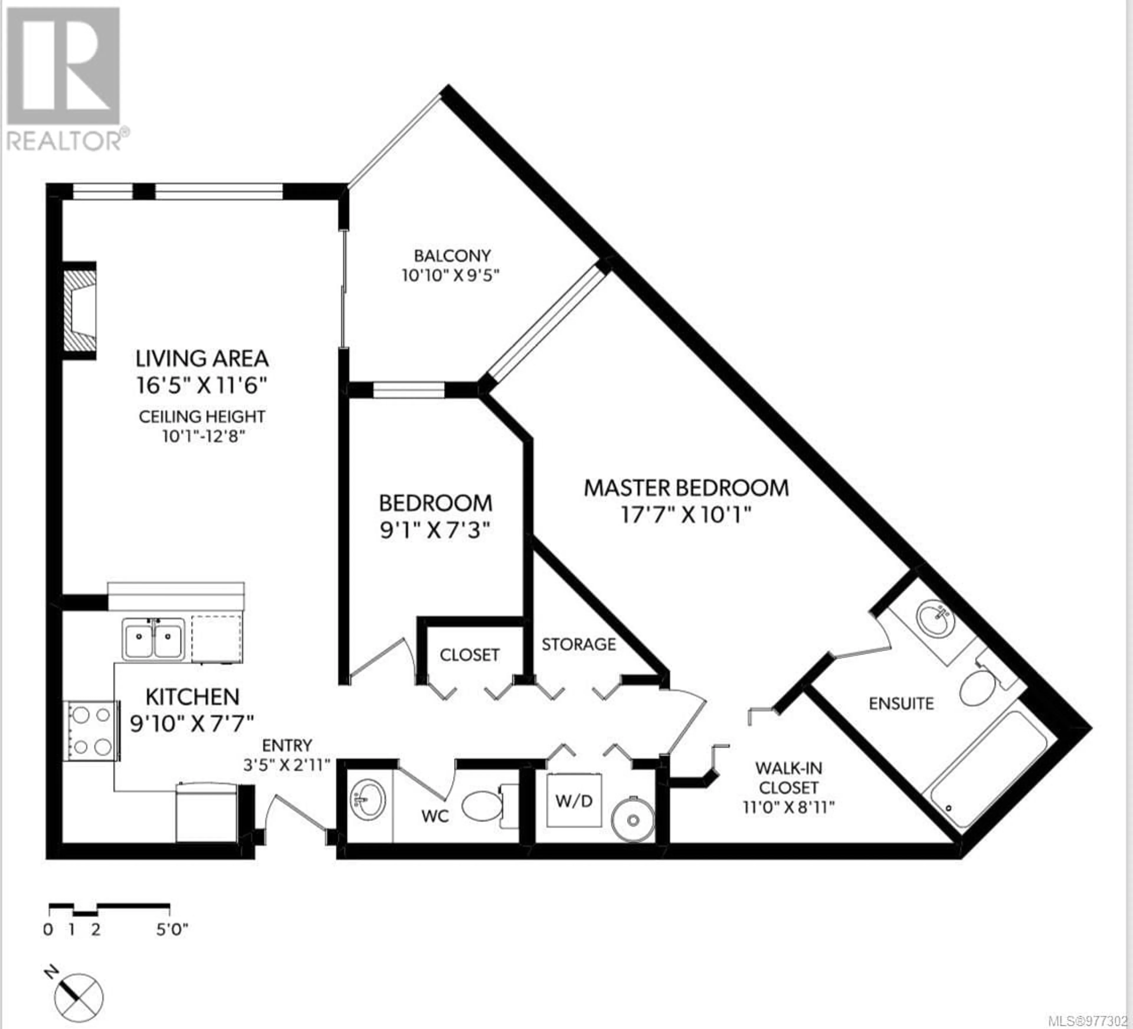 Floor plan for 408 797 Tyee Rd, Victoria British Columbia V9A7R4