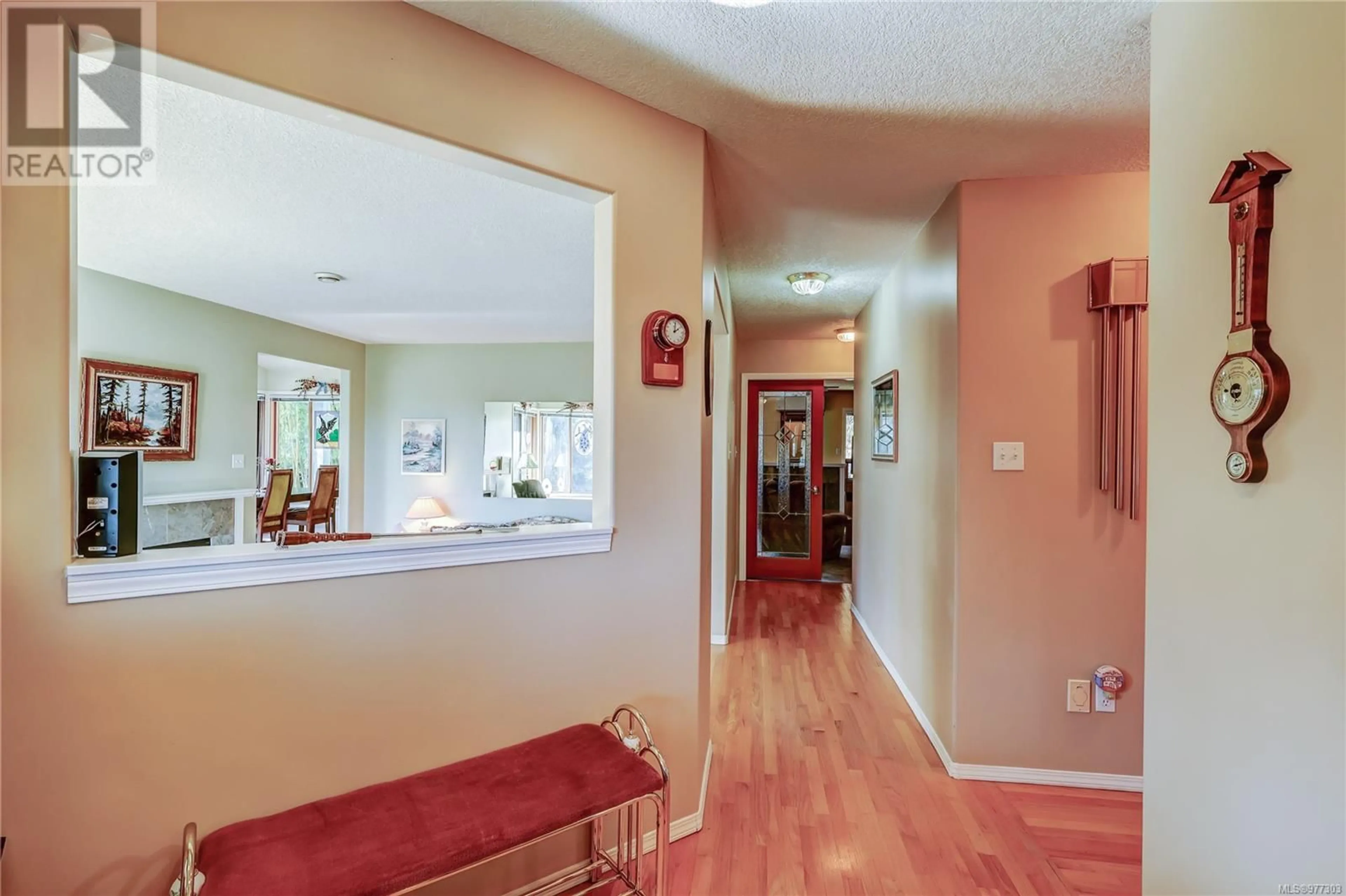 Indoor foyer, wood floors for 2420 Evanshire Cres, Nanoose Bay British Columbia V0R2R0