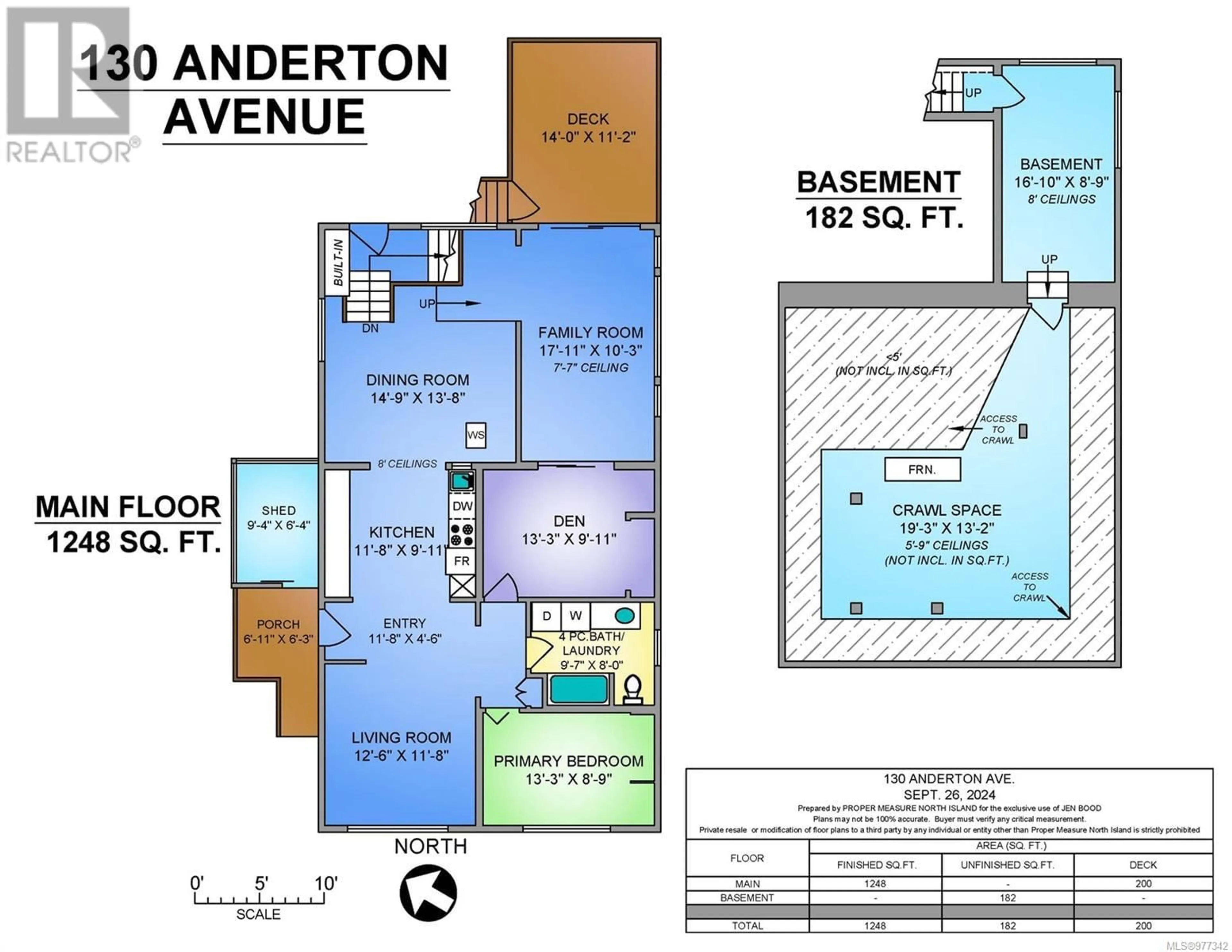 Floor plan for 130 Anderton Ave, Courtenay British Columbia V9N2G8