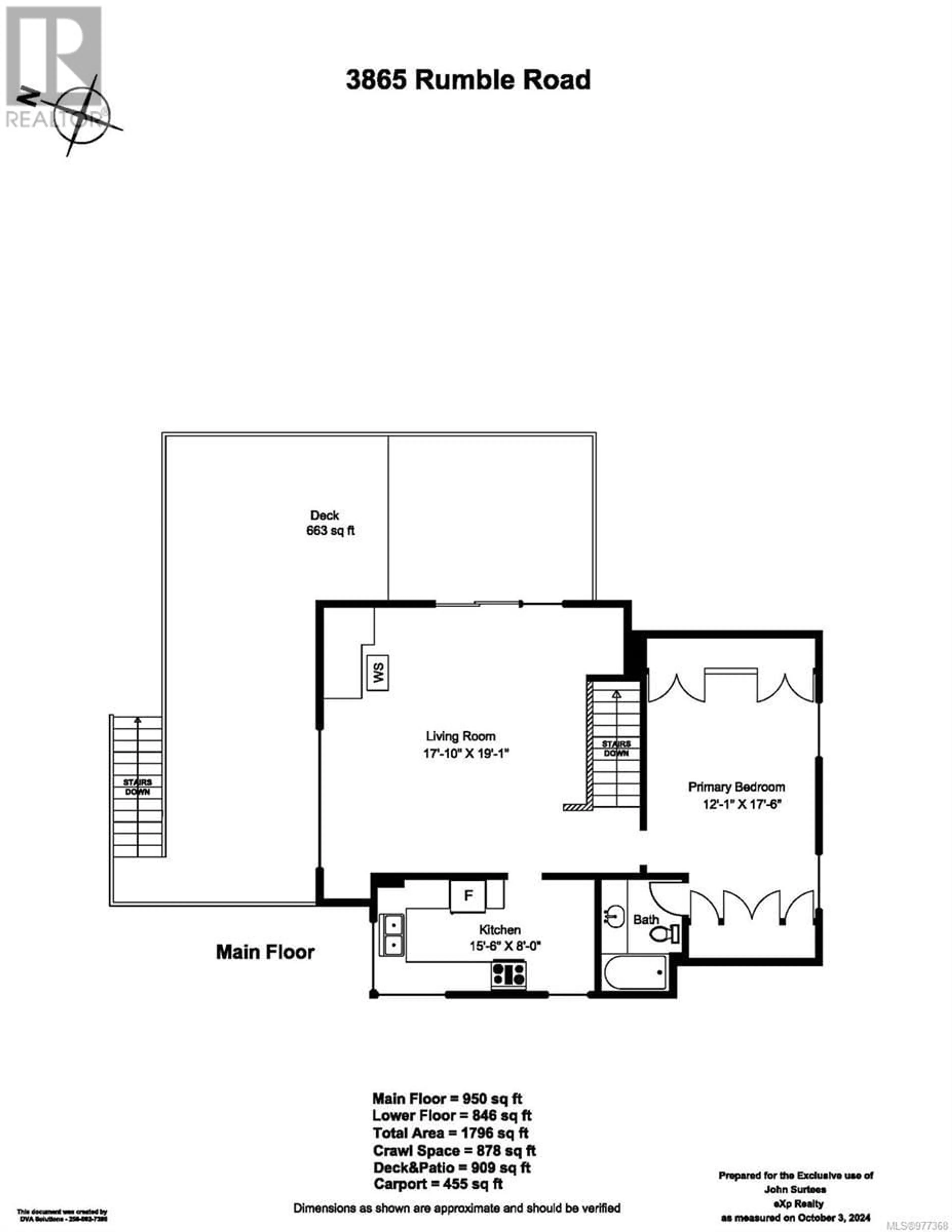 Floor plan for 3865 Rumble Rd, Saltair British Columbia V9G1Z3