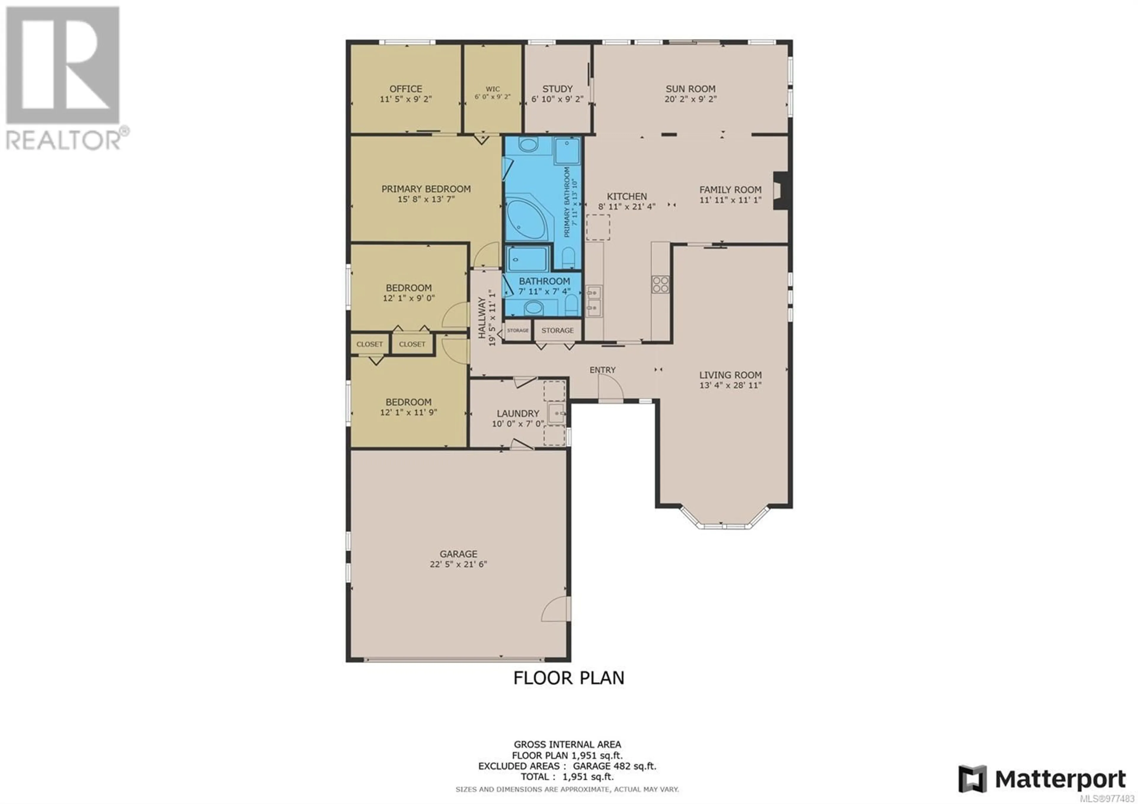 Floor plan for 1199 Williams Rd, Courtenay British Columbia V9L5V8