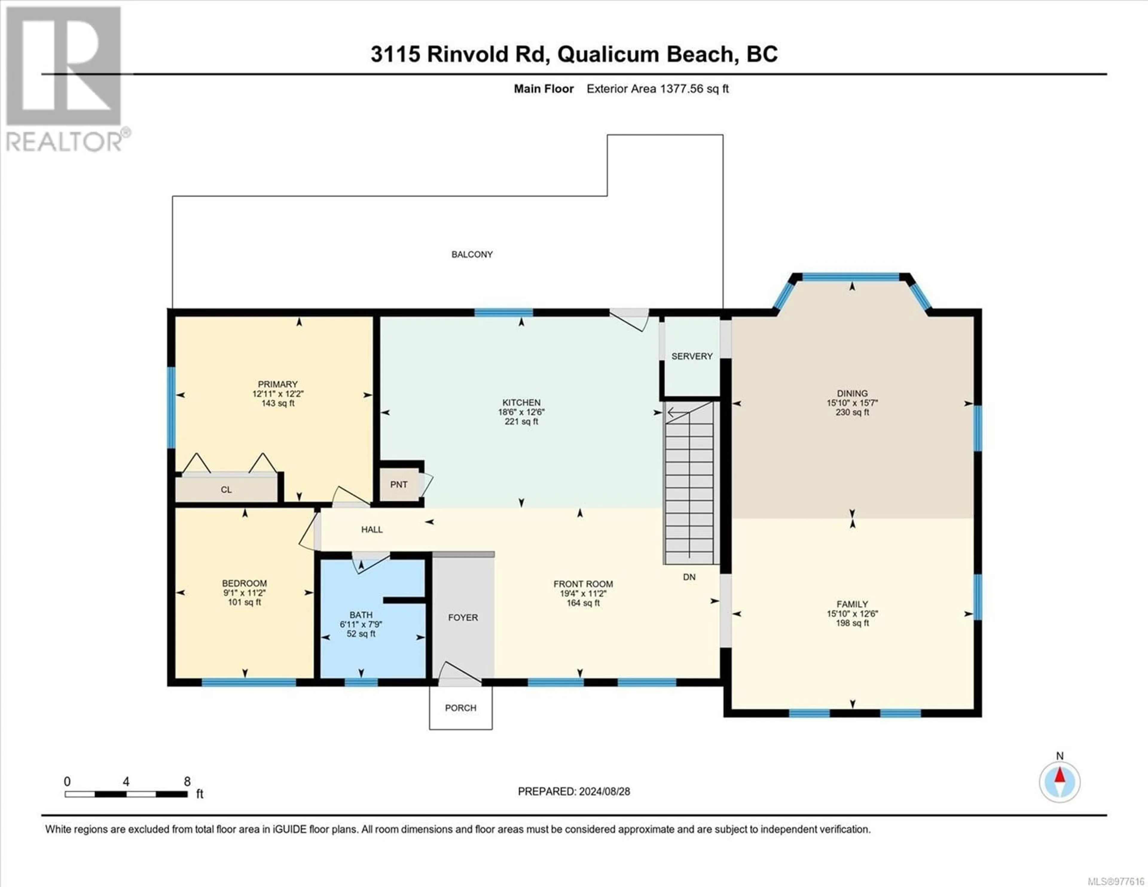 Floor plan for 3115 Rinvold Rd, Hilliers British Columbia V9K1X3