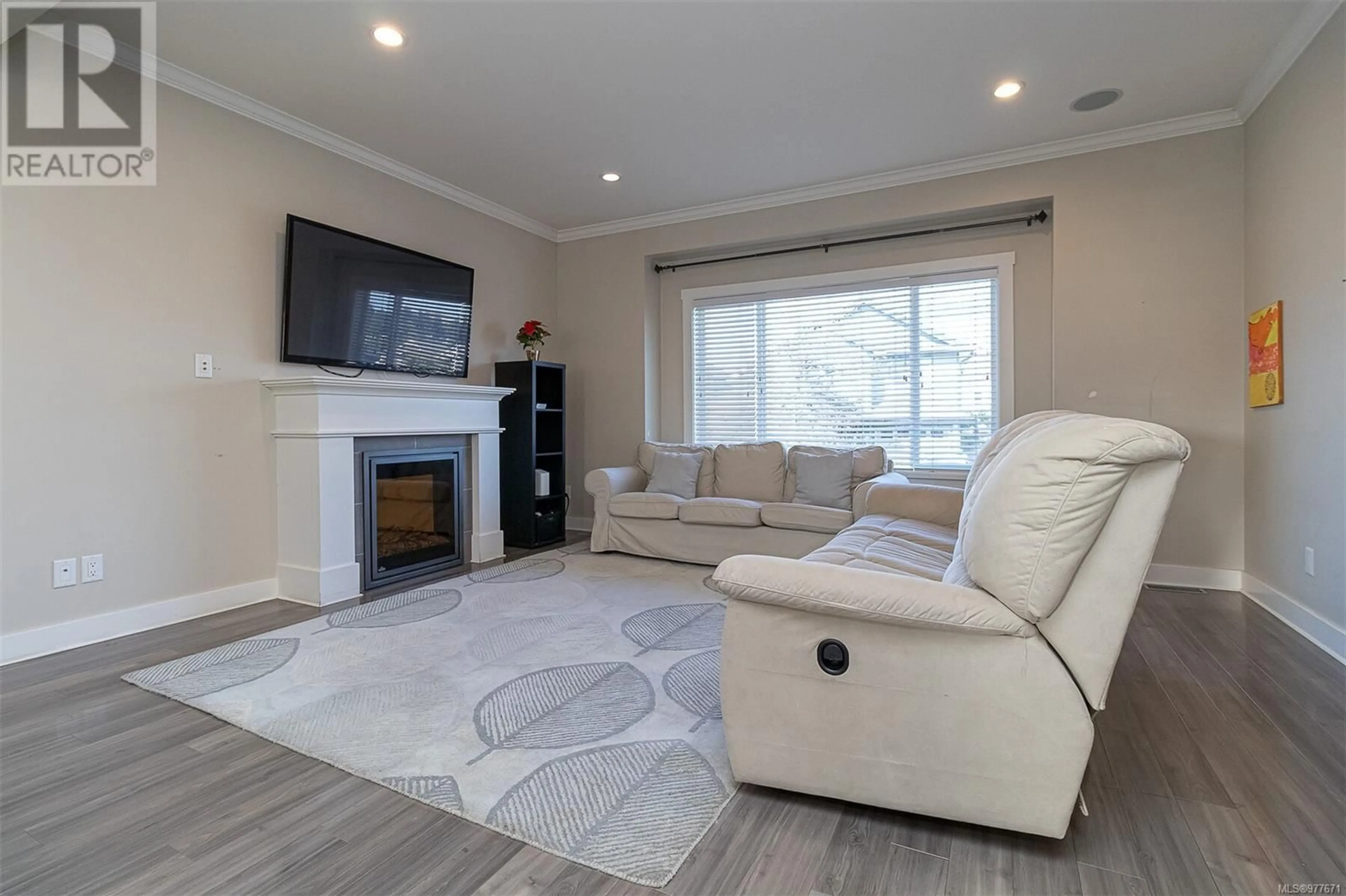 Living room, wood floors for 1247 Freshwater Cres, Langford British Columbia V9B0L9