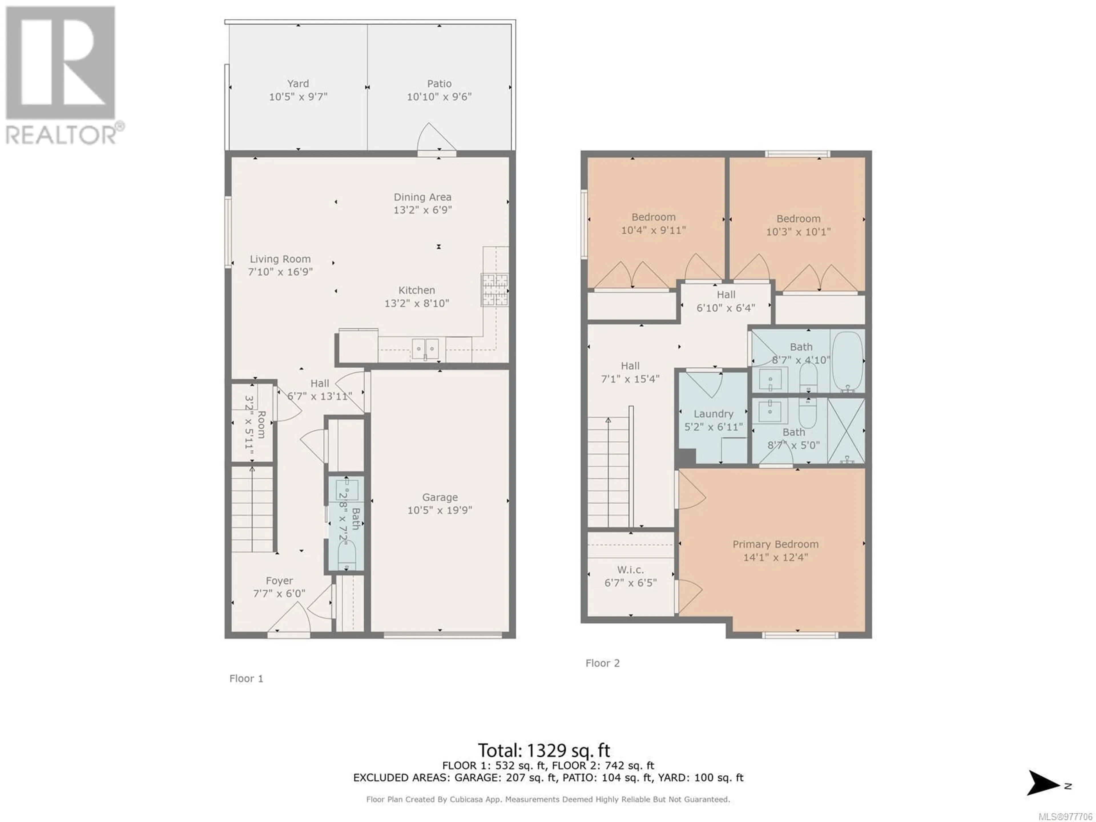 Floor plan for 106 5546 Swallow Dr, Port Alberni British Columbia V9Y7H1