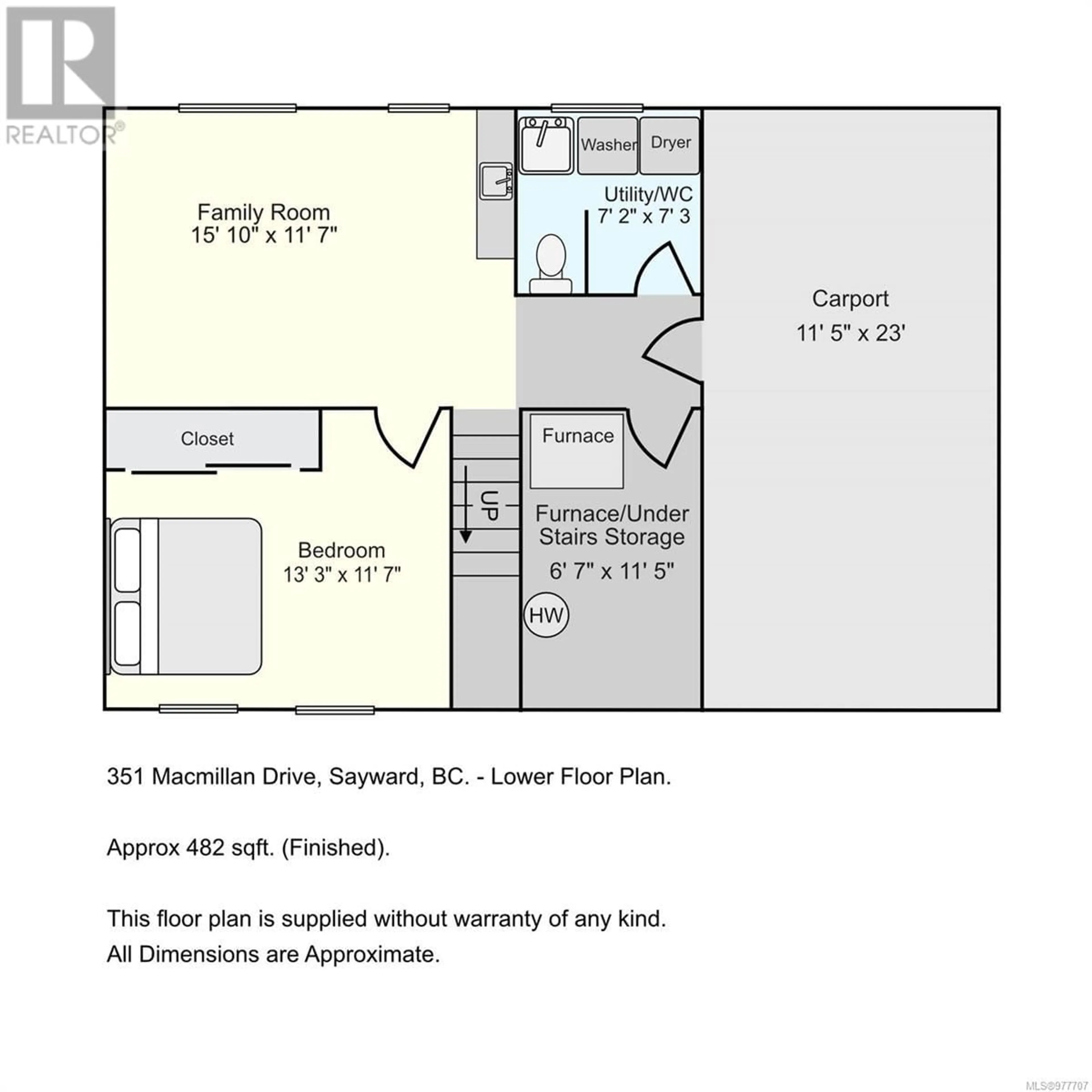 Floor plan for 531 Macmillan Dr, Sayward British Columbia V0P1R0