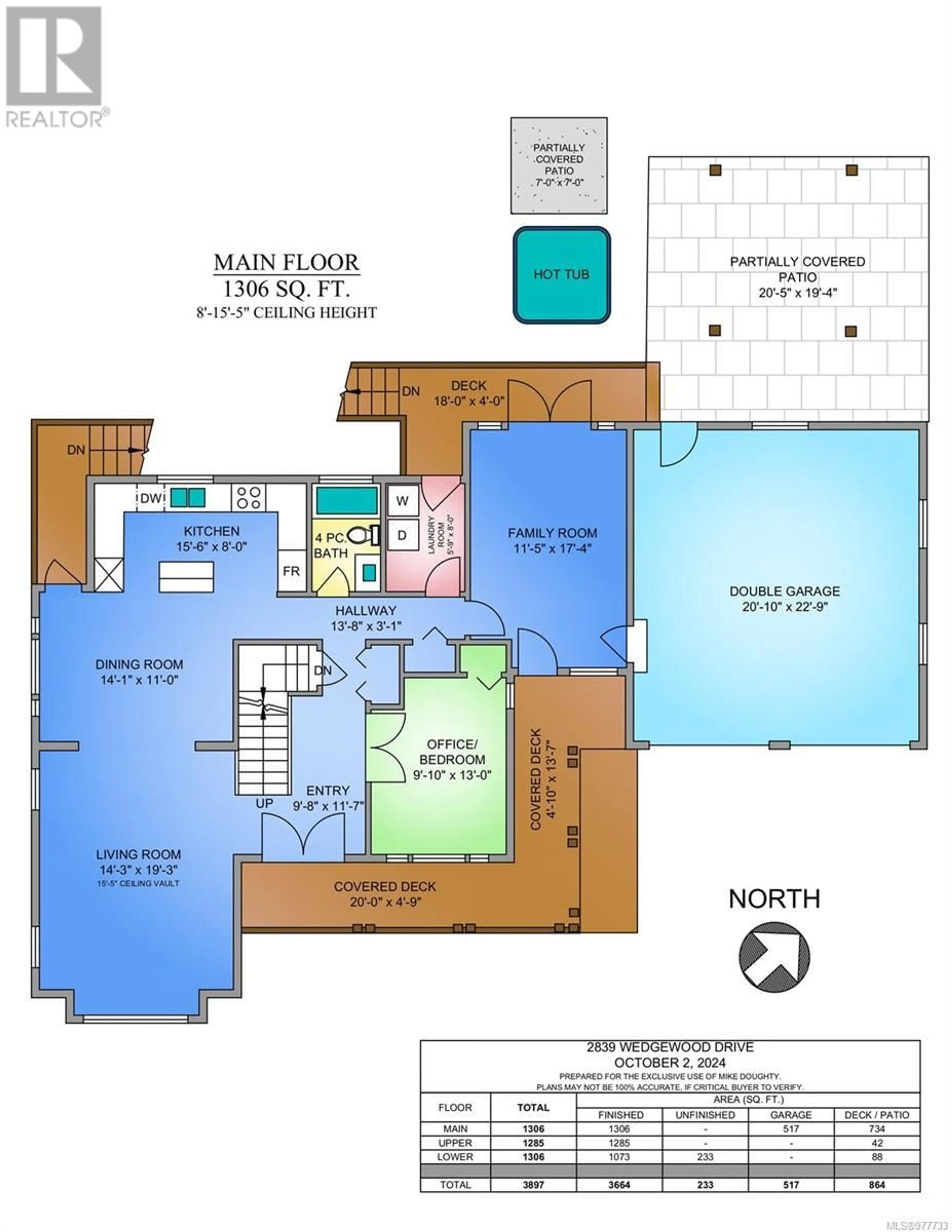 Floor plan for 2839 Wedgewood Dr, Duncan British Columbia V9L6B1