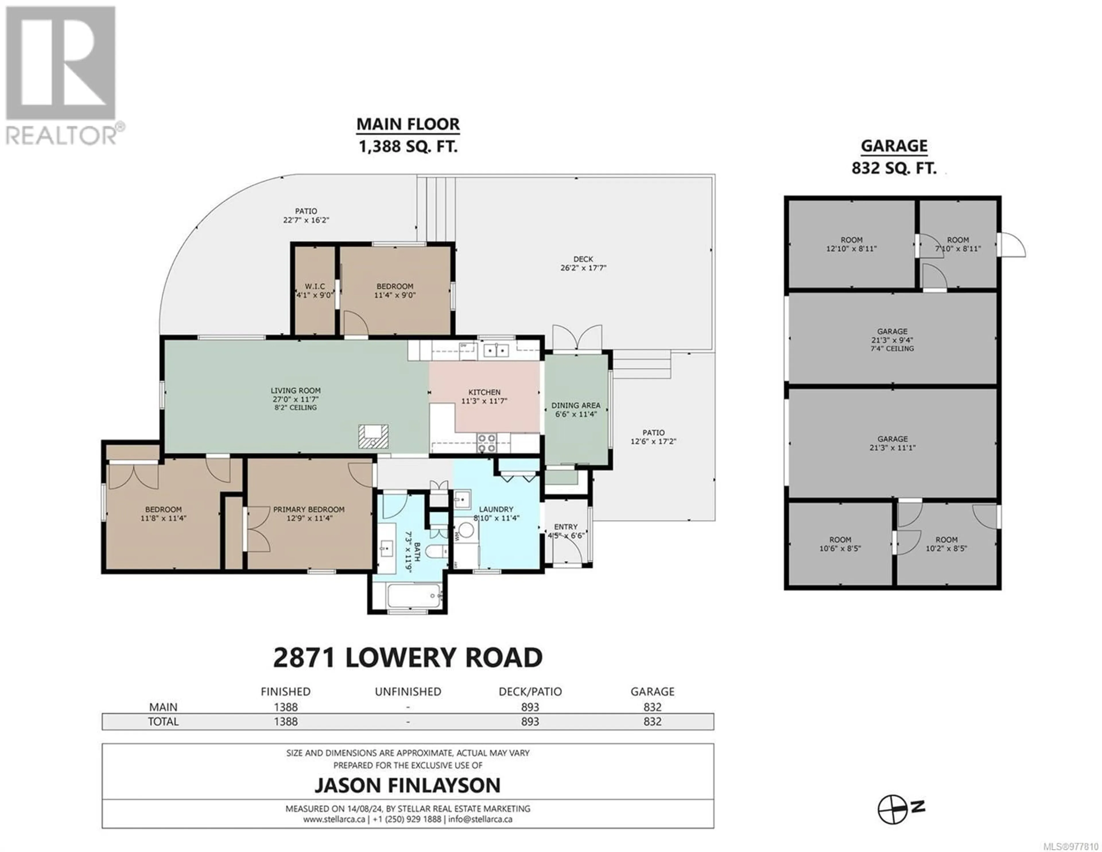 Floor plan for 2871 Lowery Rd, Duncan British Columbia V9L3W8