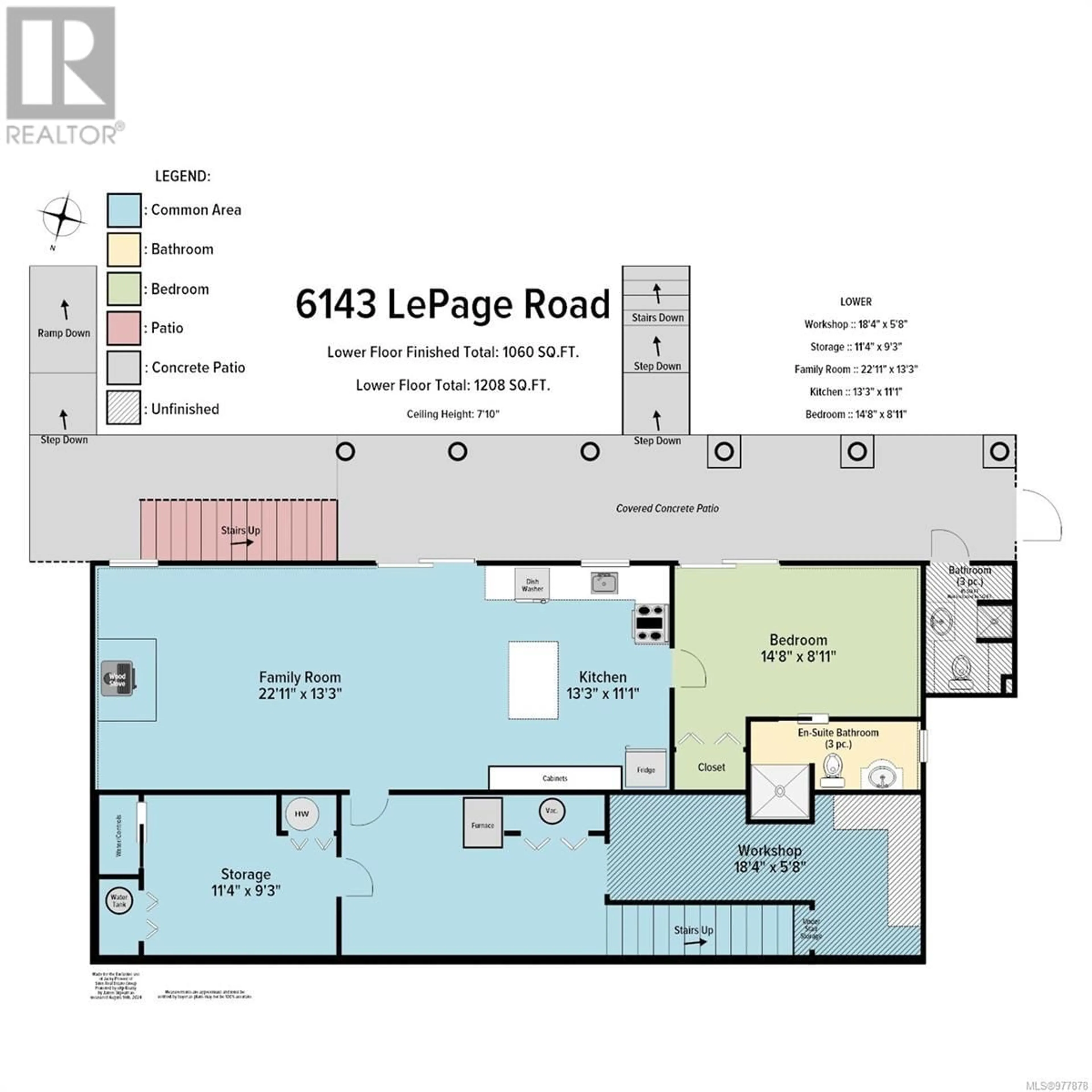 Floor plan for 6143 Lepage Rd, Duncan British Columbia V9L6H7