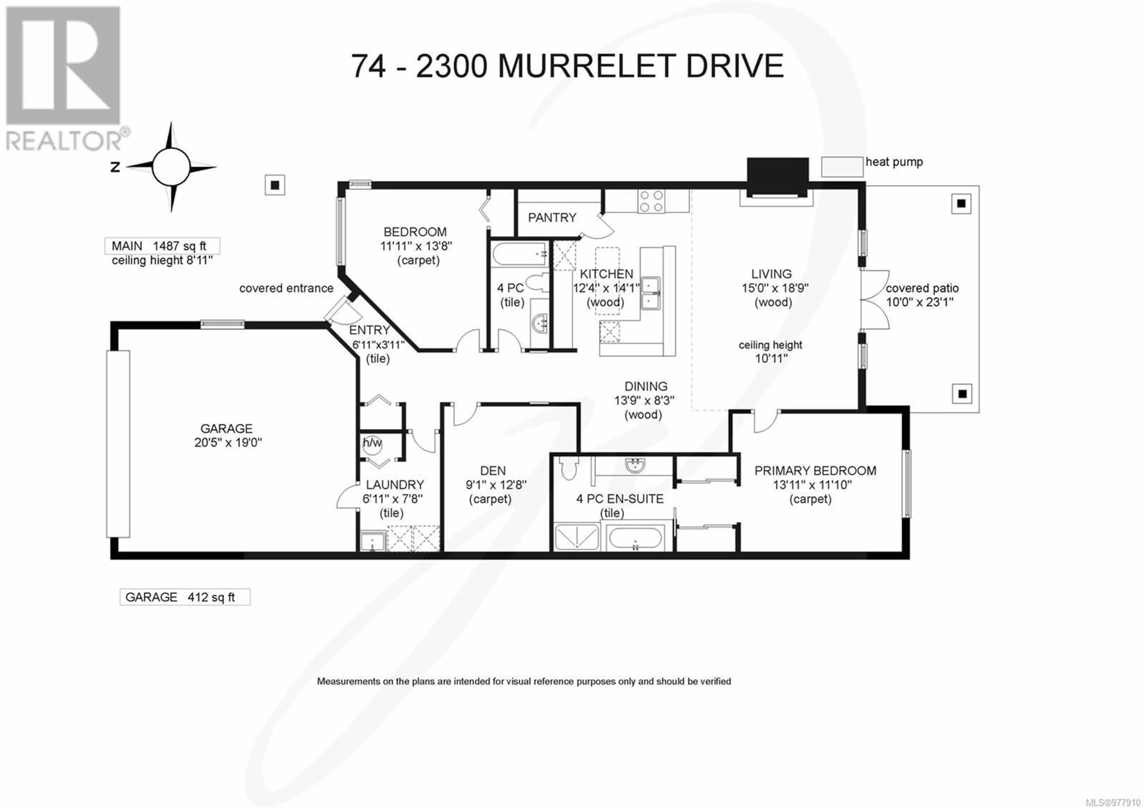 Floor plan for 74 2300 Murrelet Dr, Comox British Columbia V9M4J2