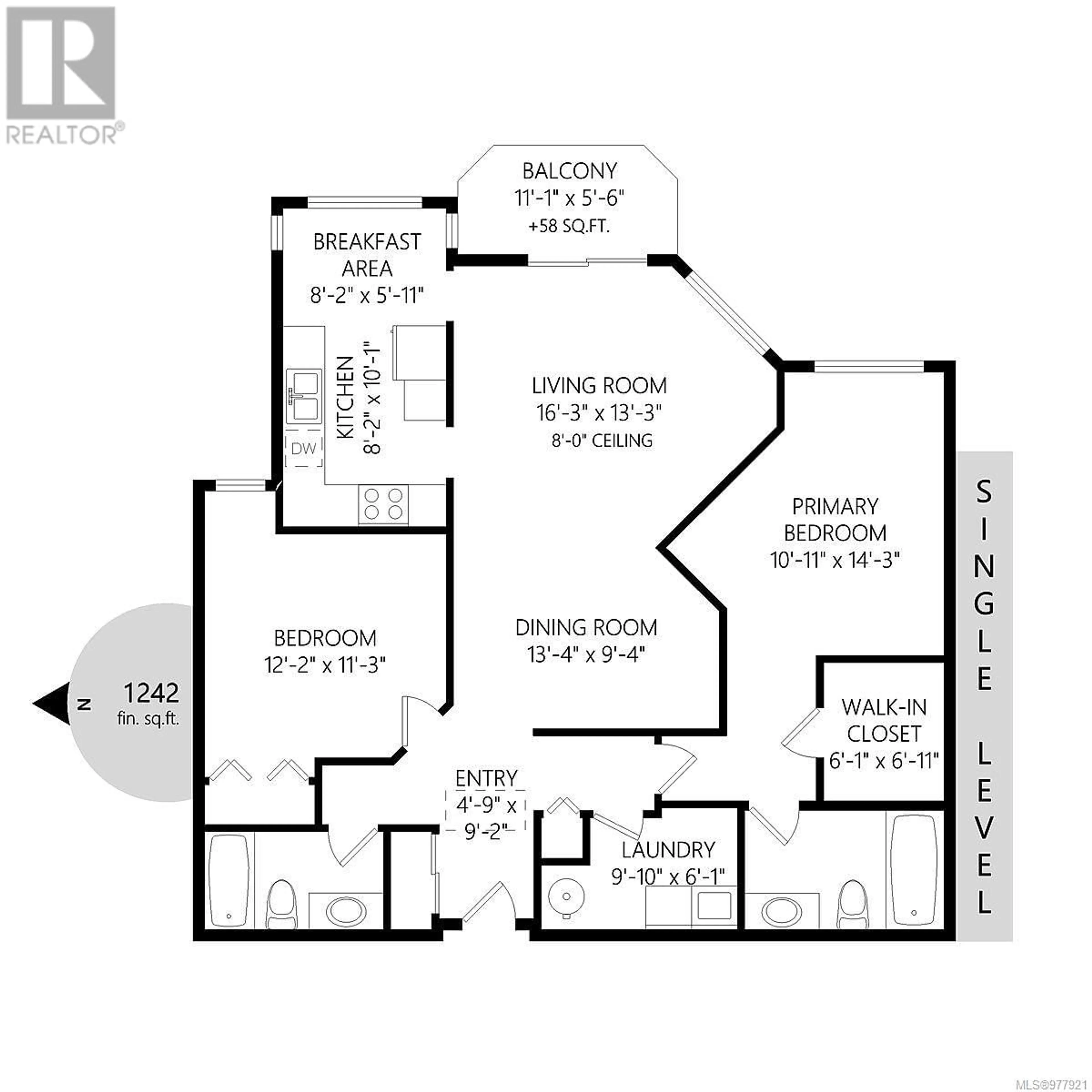 Floor plan for 4162 2600 Ferguson Rd, Central Saanich British Columbia V8M2C1