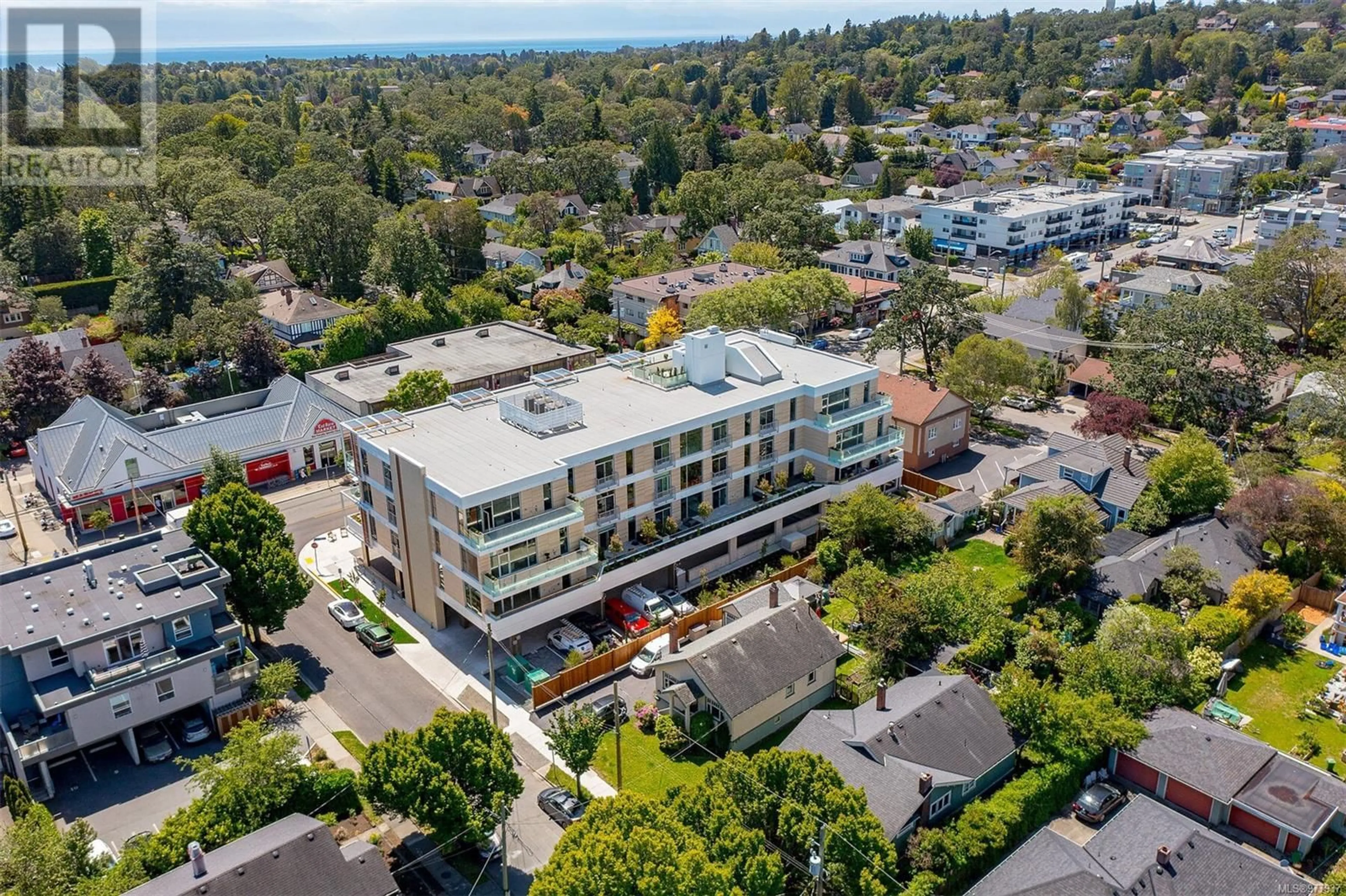 A pic from exterior of the house or condo, the street view for 307 1916 Oak Bay Ave, Victoria British Columbia V8R0B1