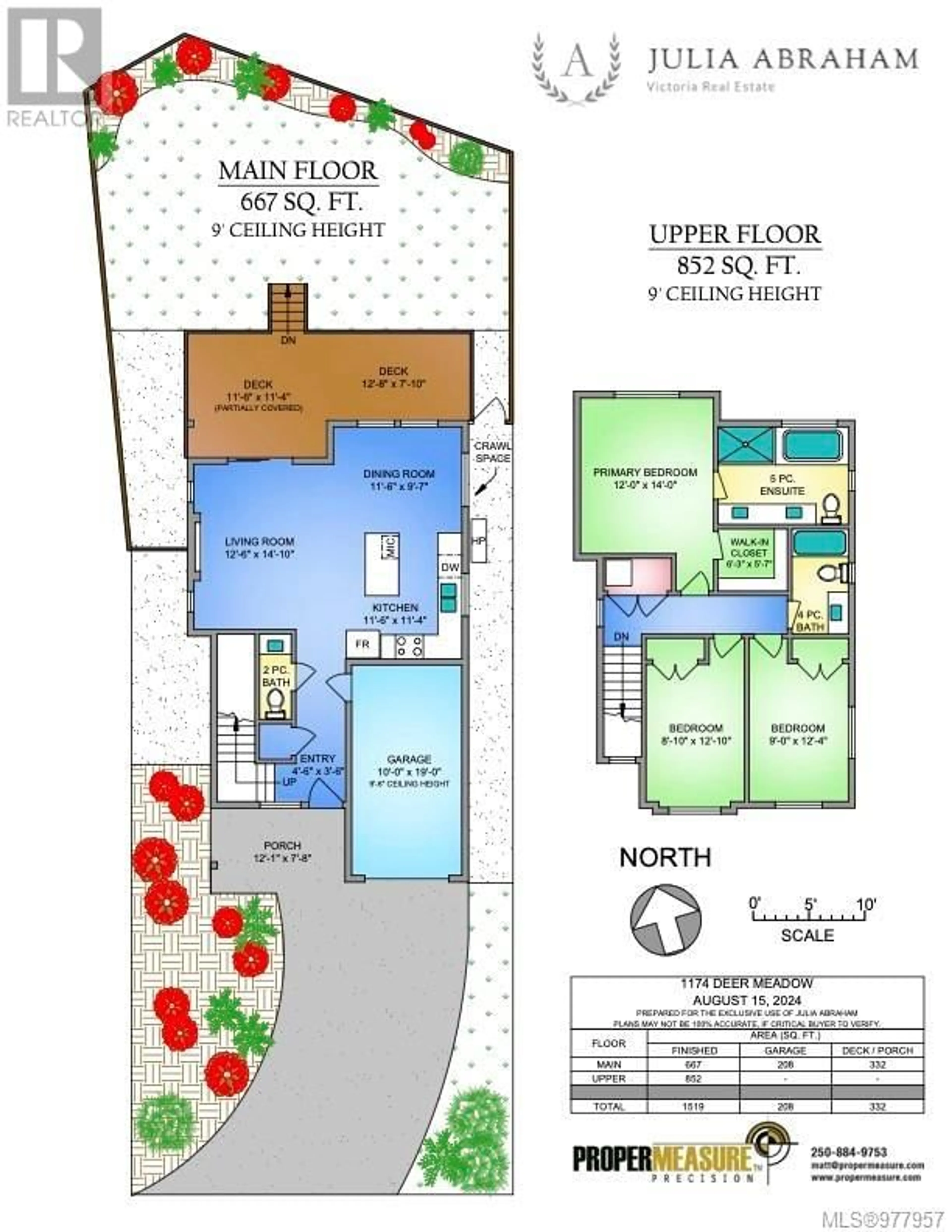 Floor plan for 1174 Deer Meadow, Langford British Columbia V9B0S6