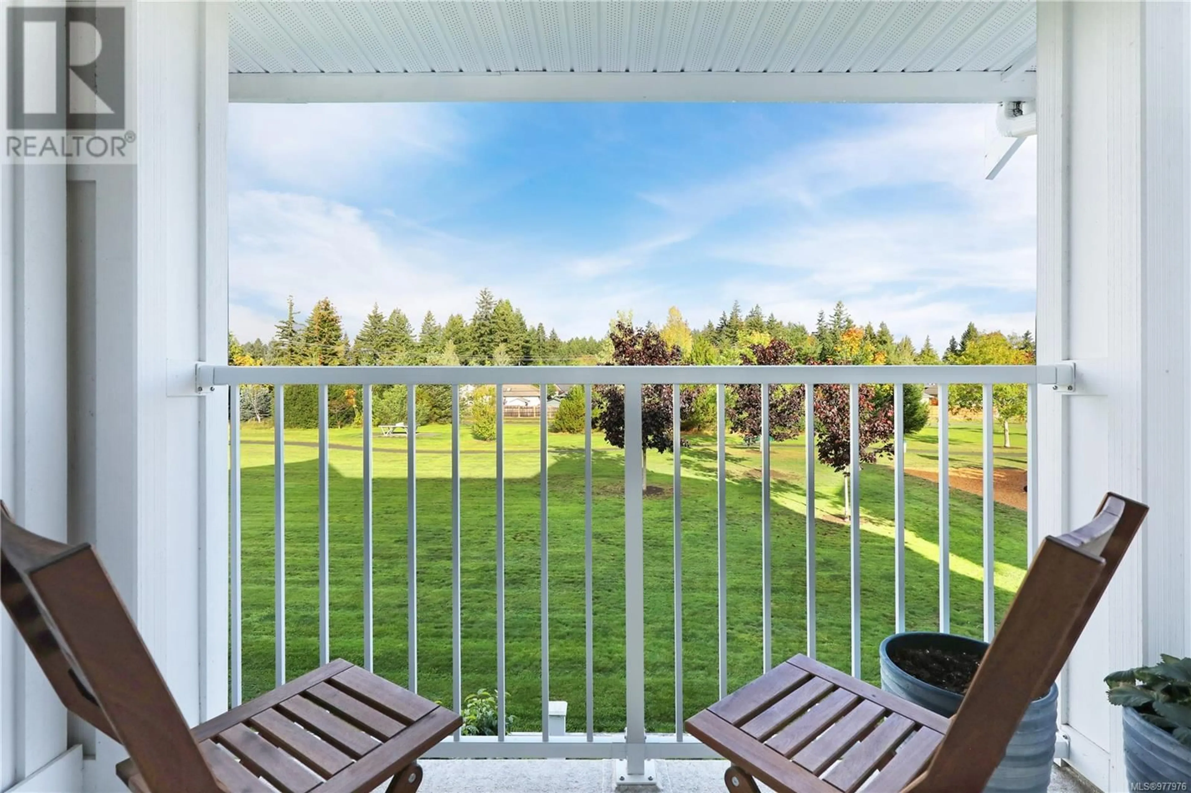 Patio, the fenced backyard for 25 700 Lancaster Way, Comox British Columbia V9M0B6