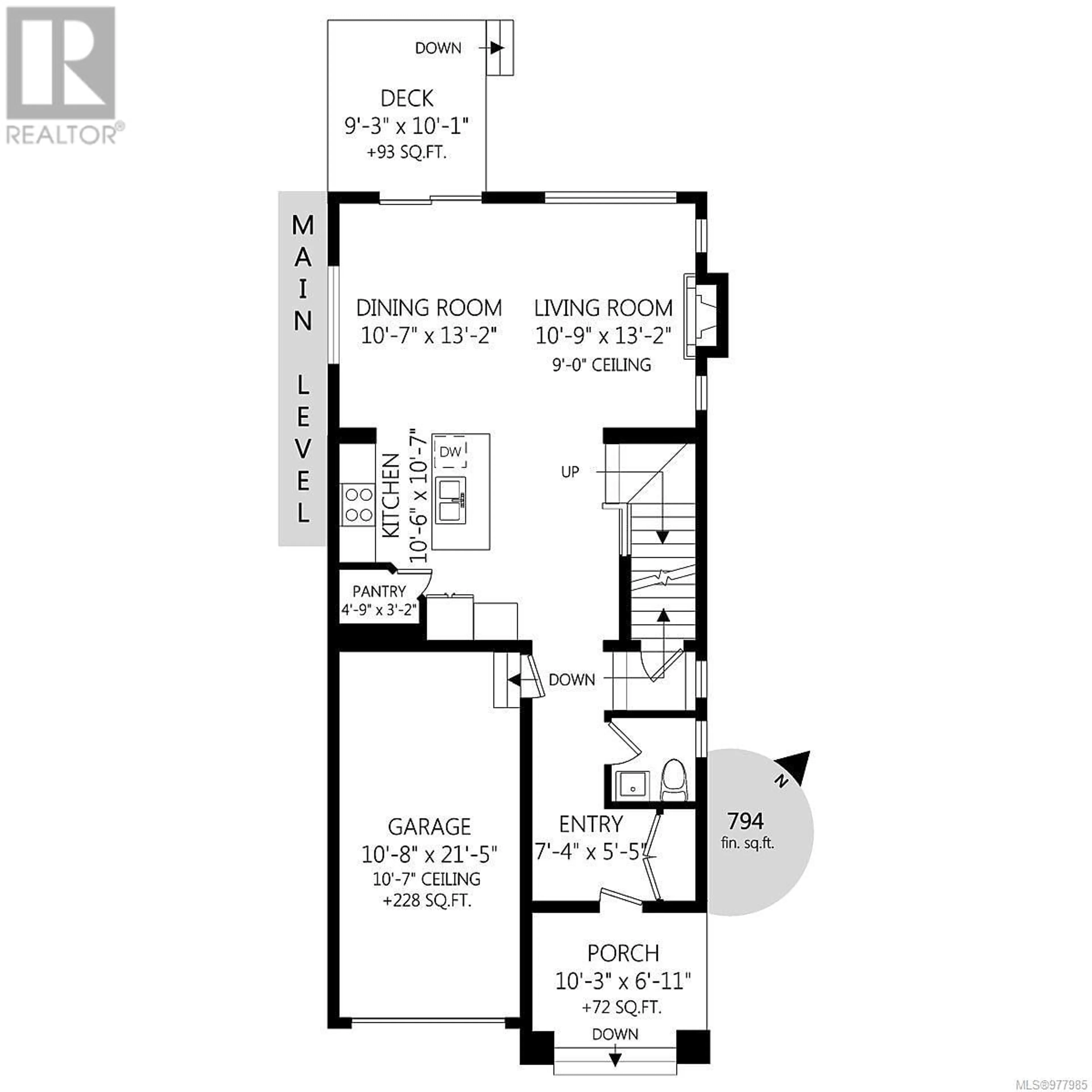 Floor plan for 402 Bonaparte St, Colwood British Columbia V9C0M1