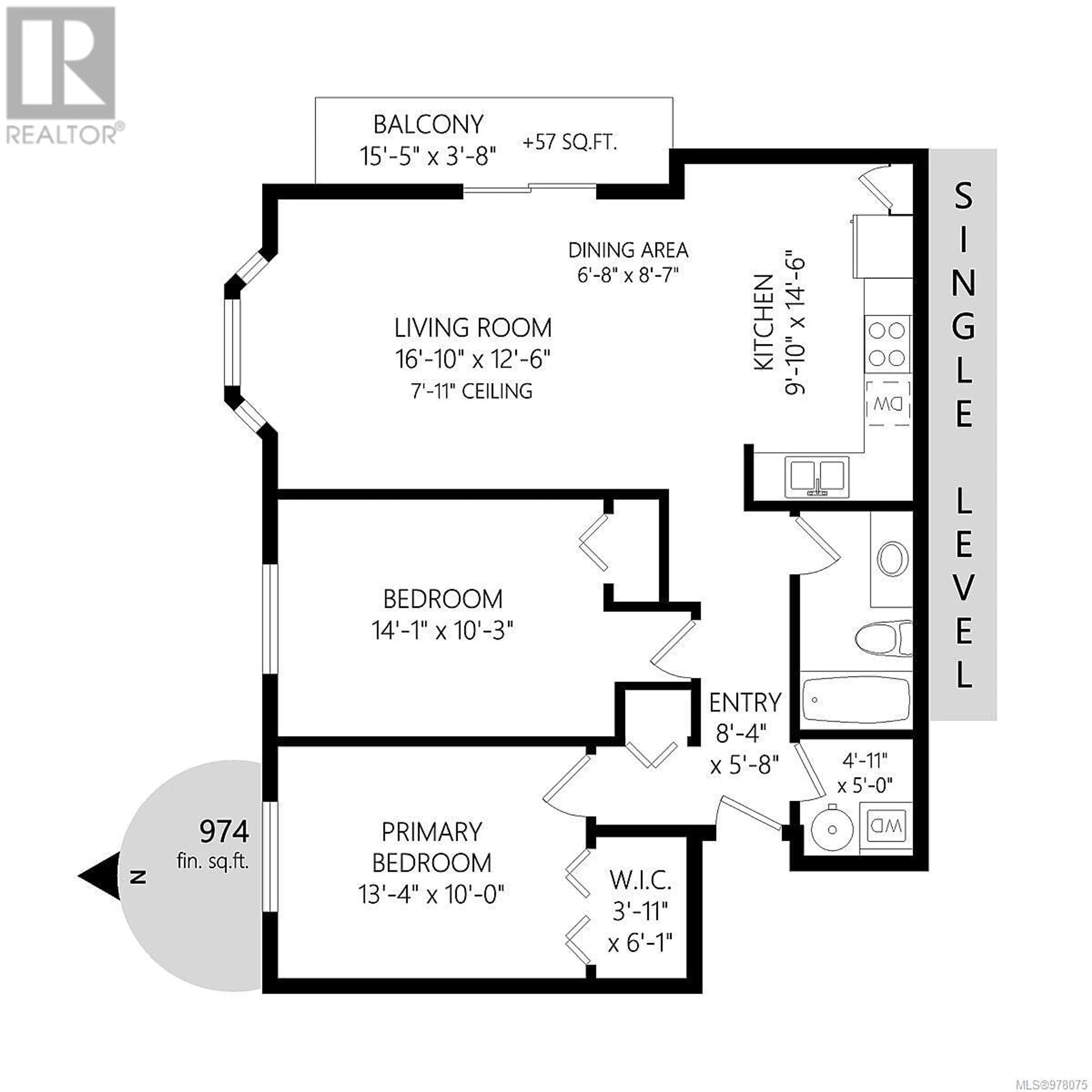 Floor plan for 201 321 McKinstry Rd, Duncan British Columbia V9L3L4