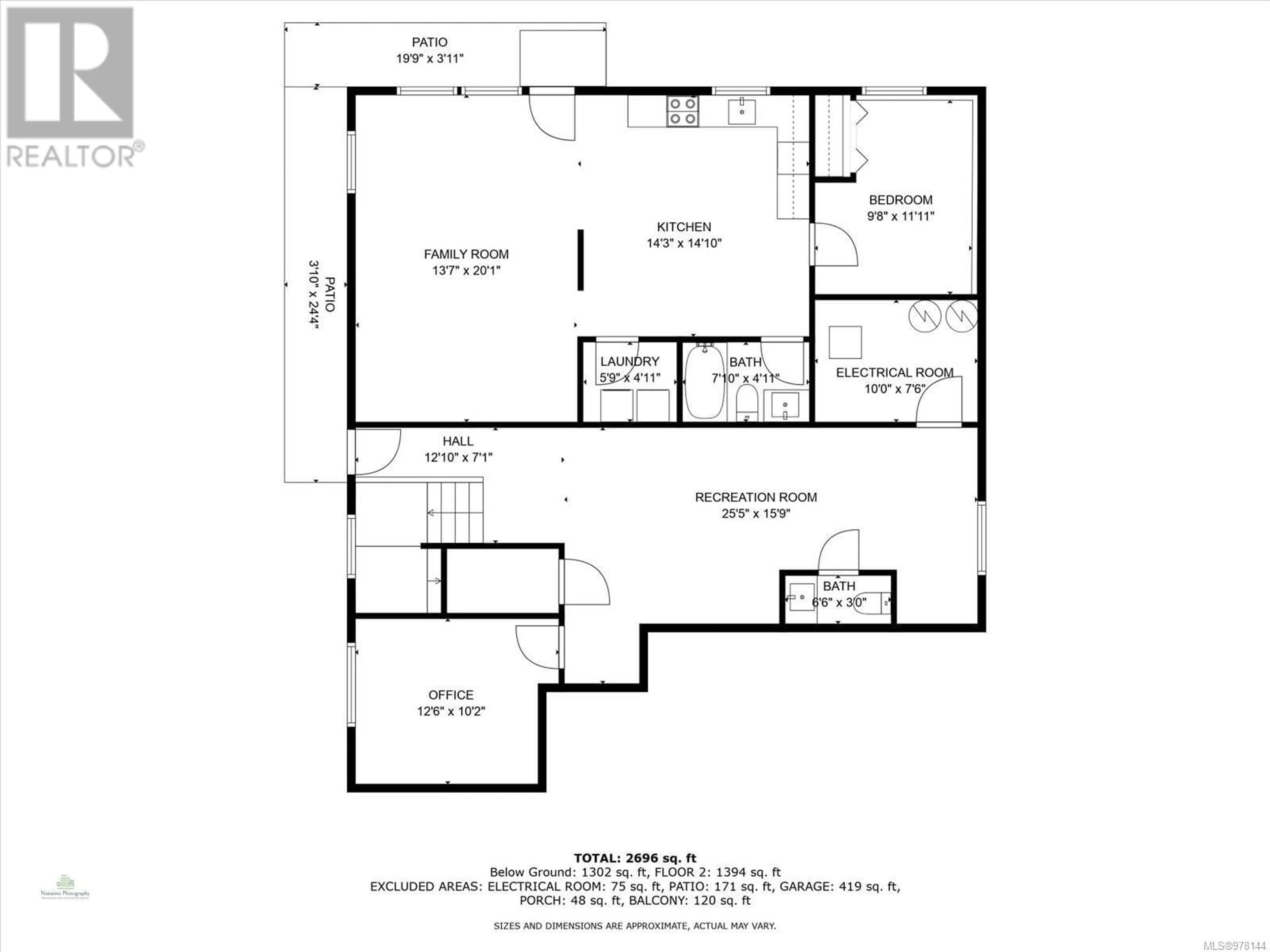 Floor plan for 109 Stratford Pl, Nanaimo British Columbia V9X0A4