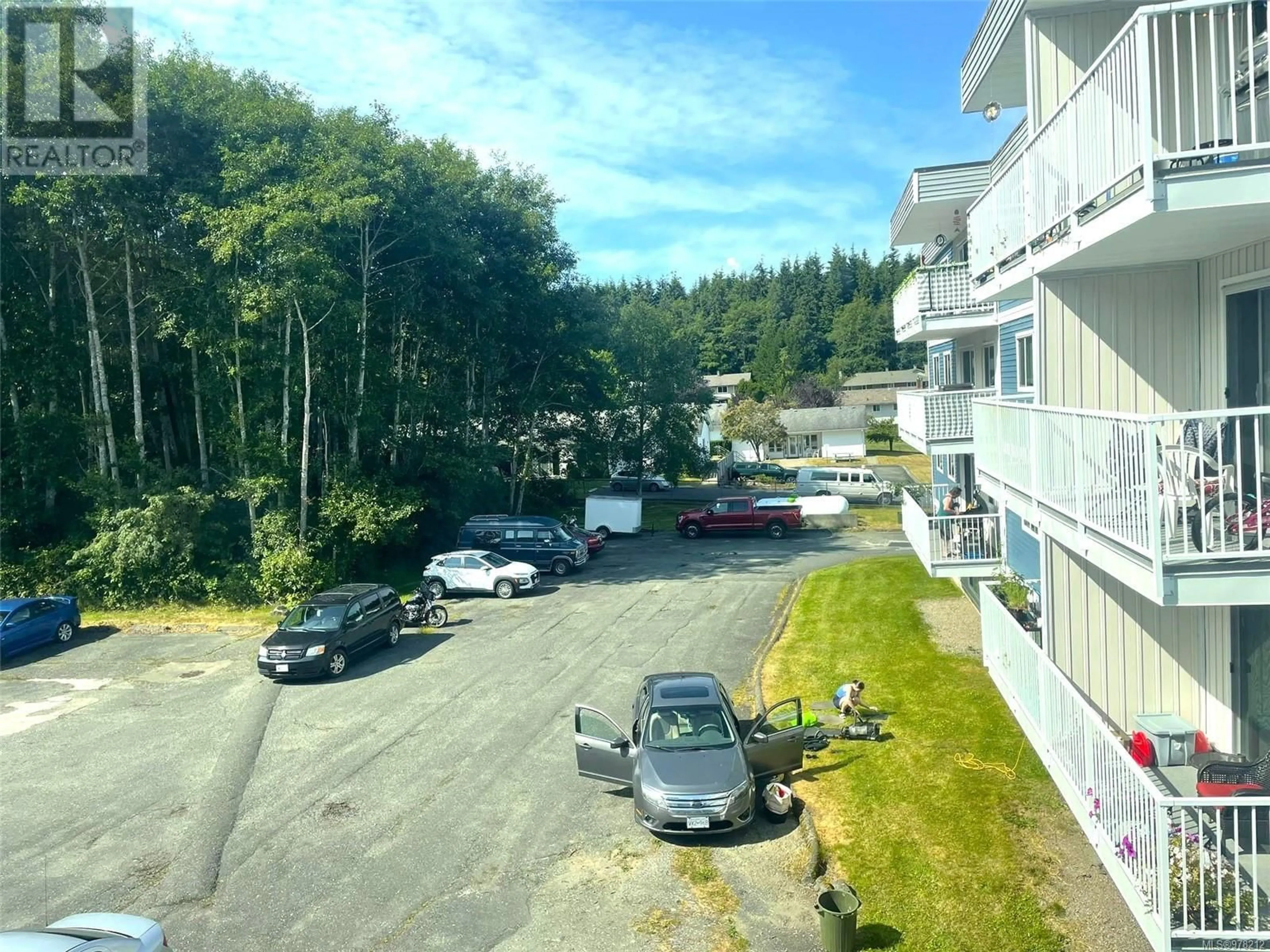 A pic from exterior of the house or condo, the street view for 201 7450 Rupert St, Port Hardy British Columbia V0N2P0