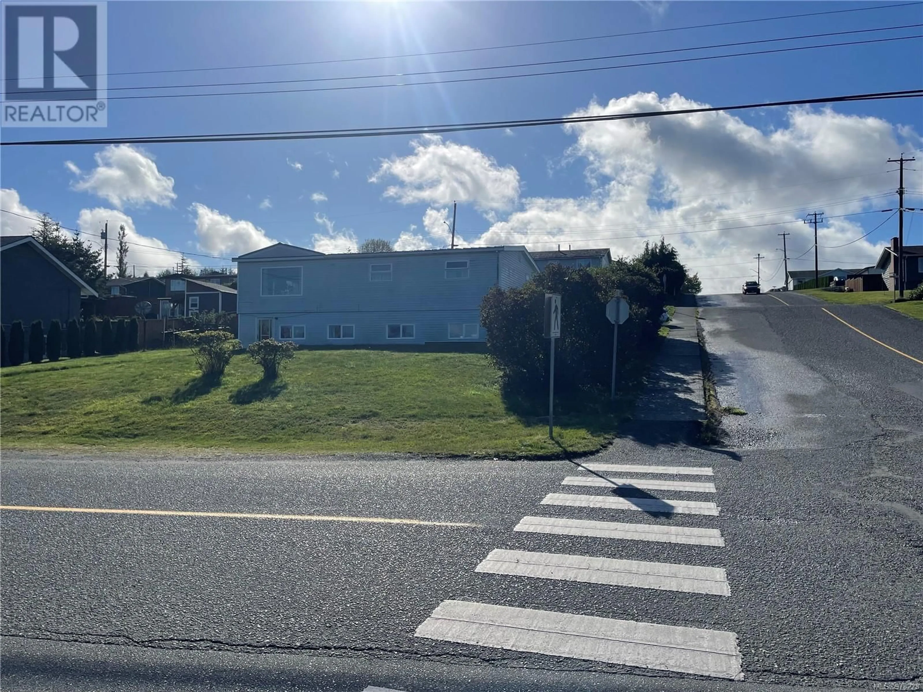 A pic from outside/outdoor area/front of a property/back of a property/a pic from drone, street for 2101 HADDINGTON CRESCENT, Port McNeill British Columbia V0N2R0