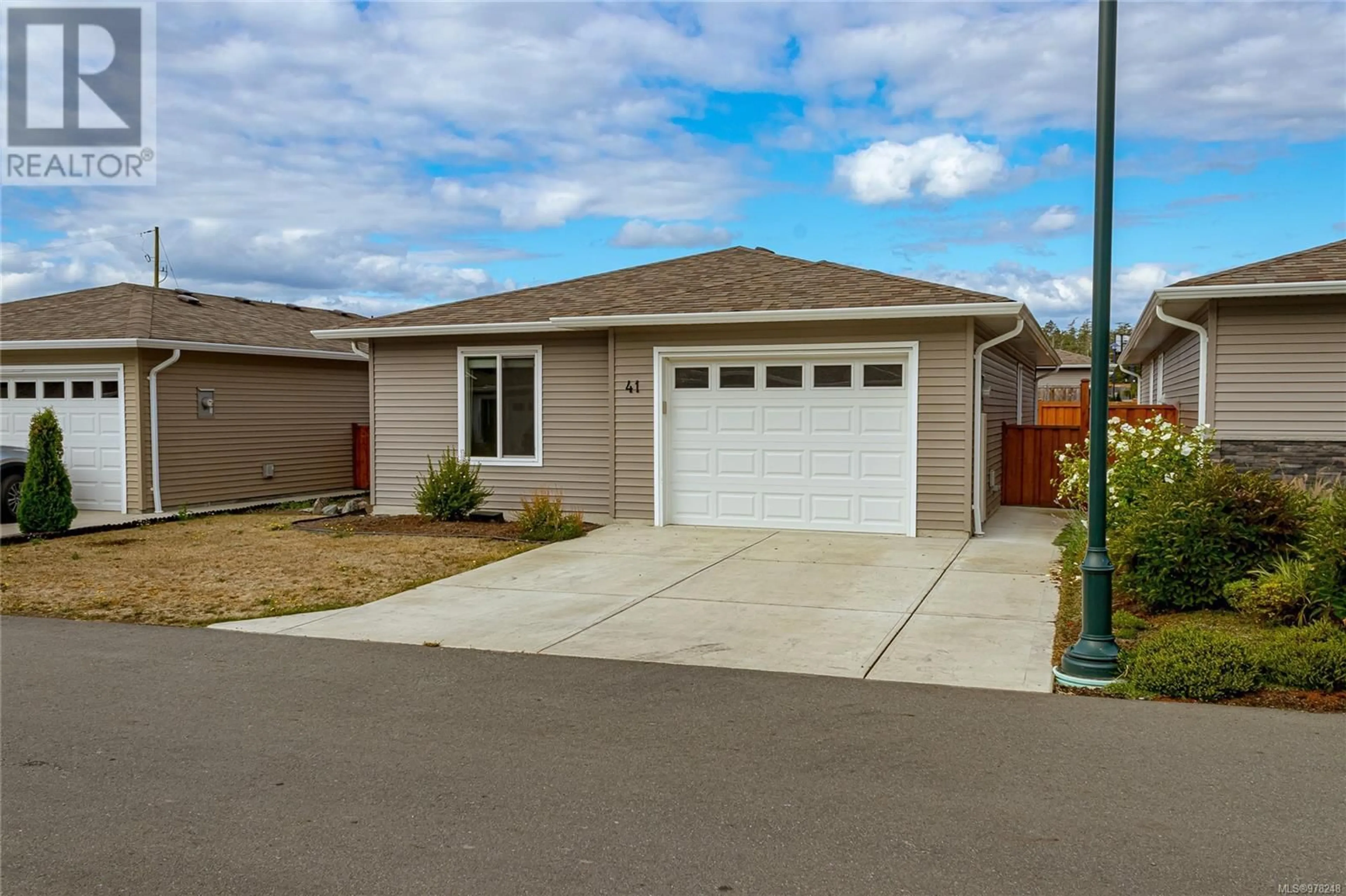 Home with vinyl exterior material, street for 41 7586 Tetayut Rd, Central Saanich British Columbia V8M0B4