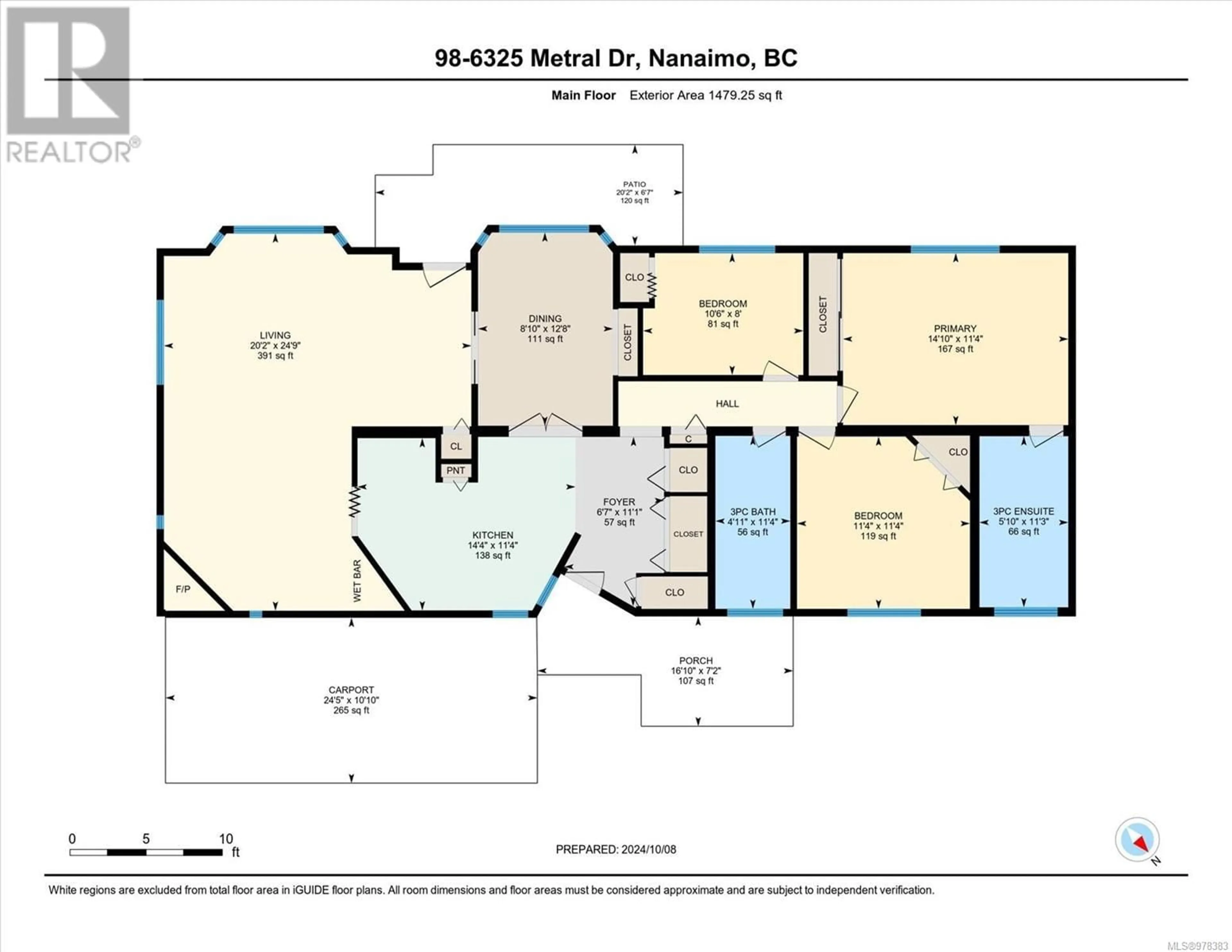 Floor plan for 98 6325 Metral Dr, Nanaimo British Columbia V9T6P9