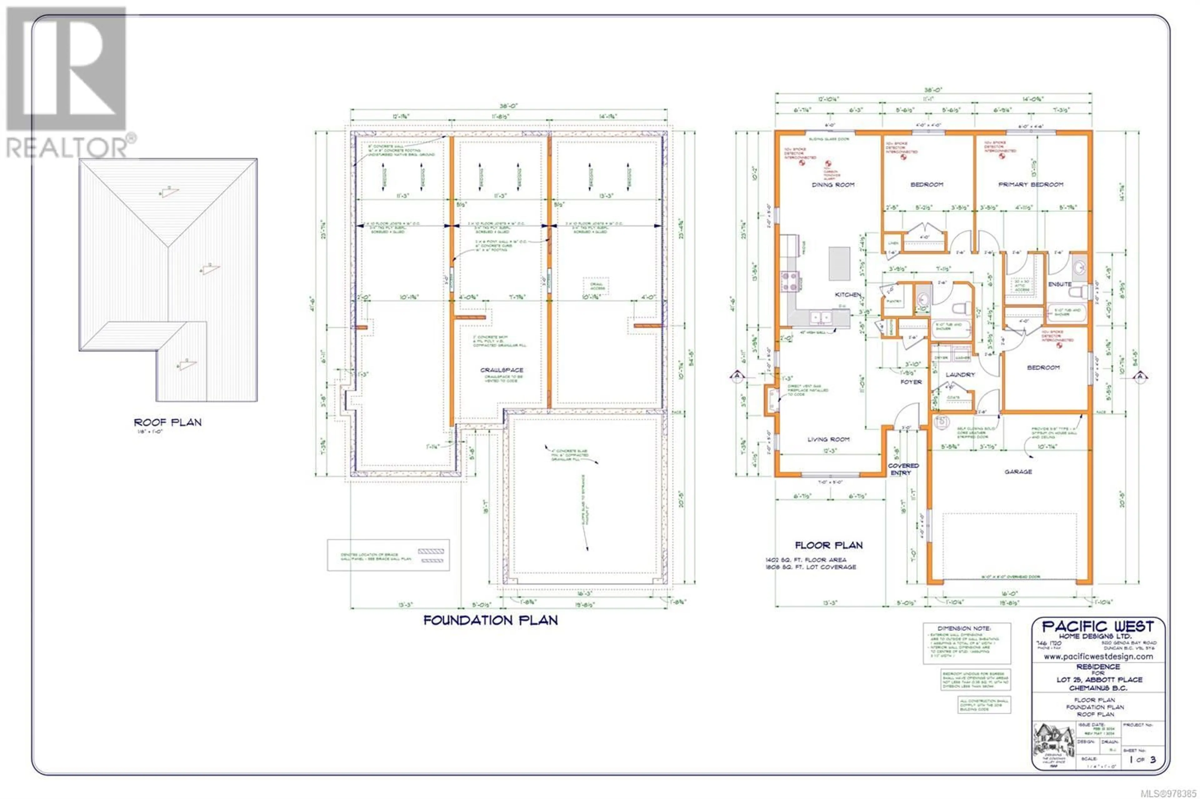 Floor plan for 3050 Abbott Pl, Chemainus British Columbia V9L3X1