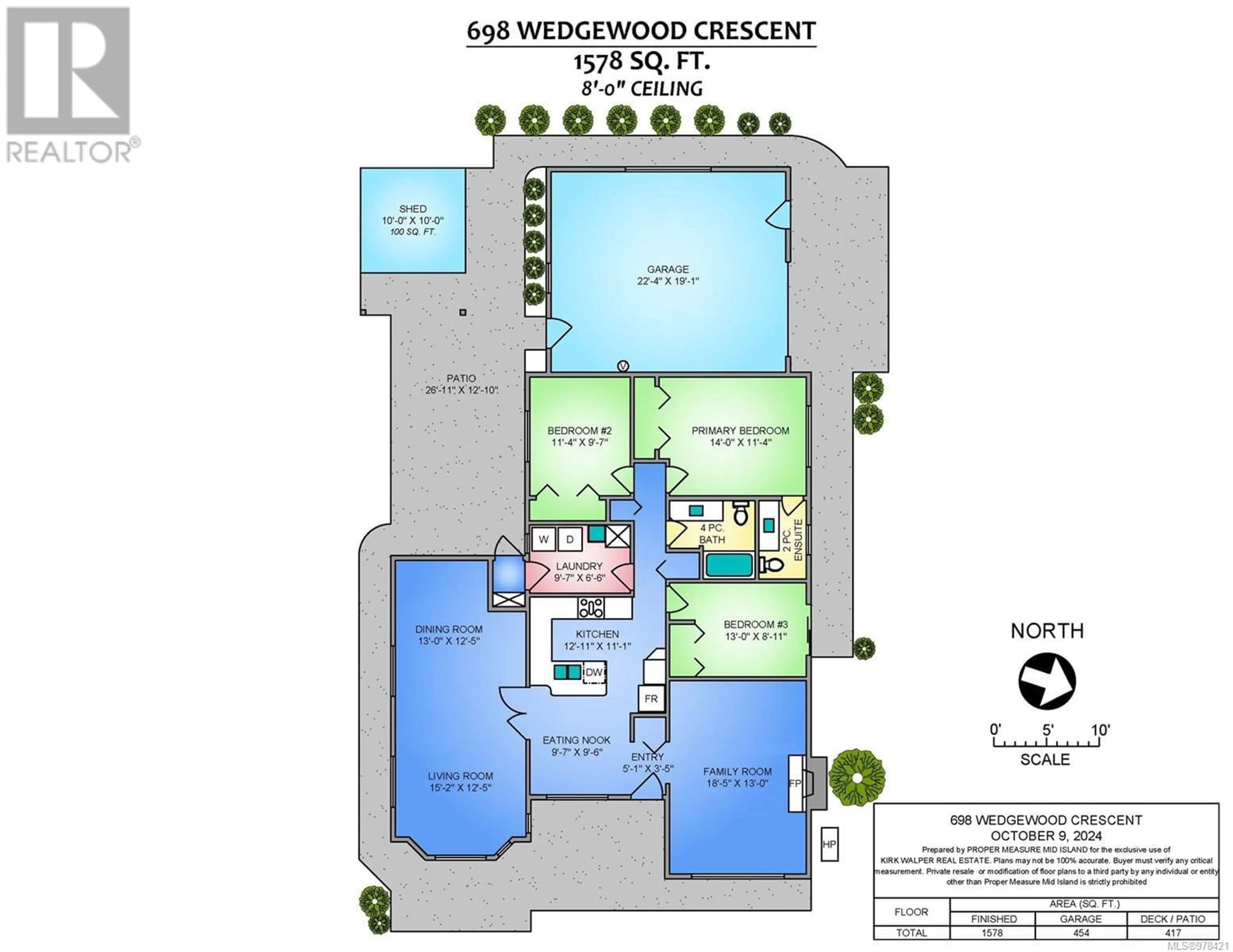 Floor plan for 698 Wedgewood Cres, Parksville British Columbia V9P1B6