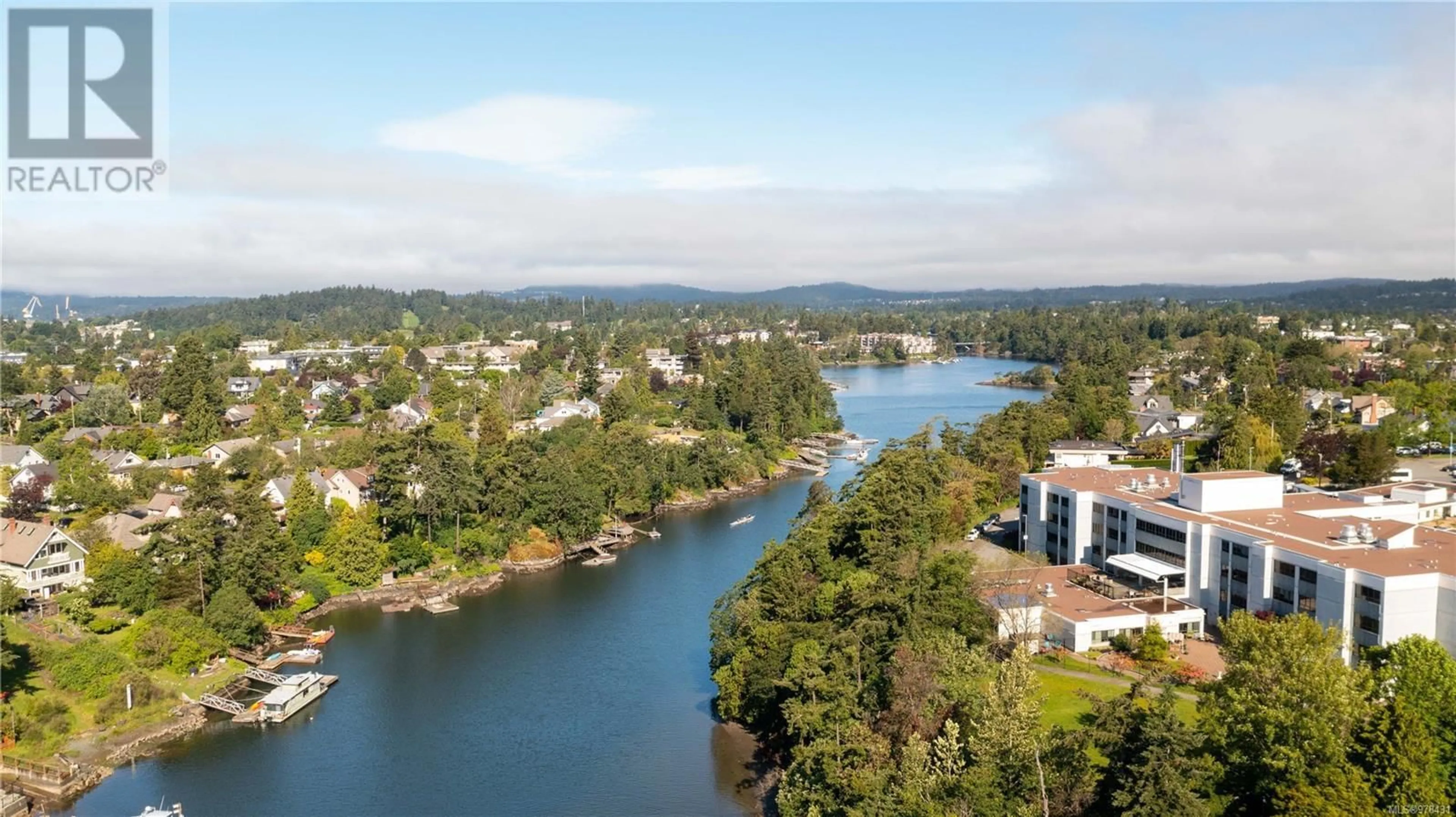 A pic from exterior of the house or condo, the view of lake or river for 106 103 Gorge Rd E, Victoria British Columbia V9A6Z2