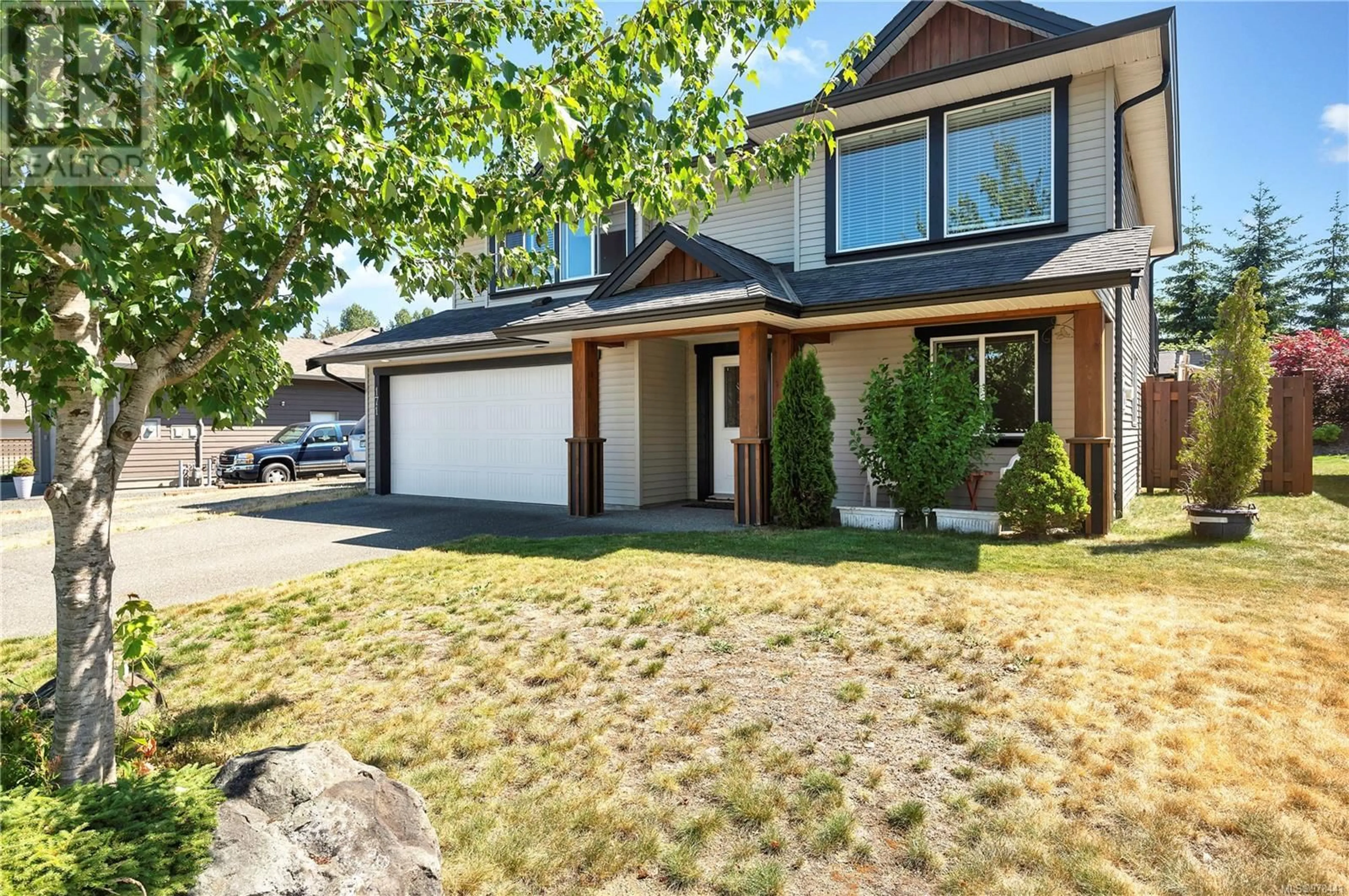 Frontside or backside of a home, the street view for 171 Strathcona Way, Campbell River British Columbia V9H0B1