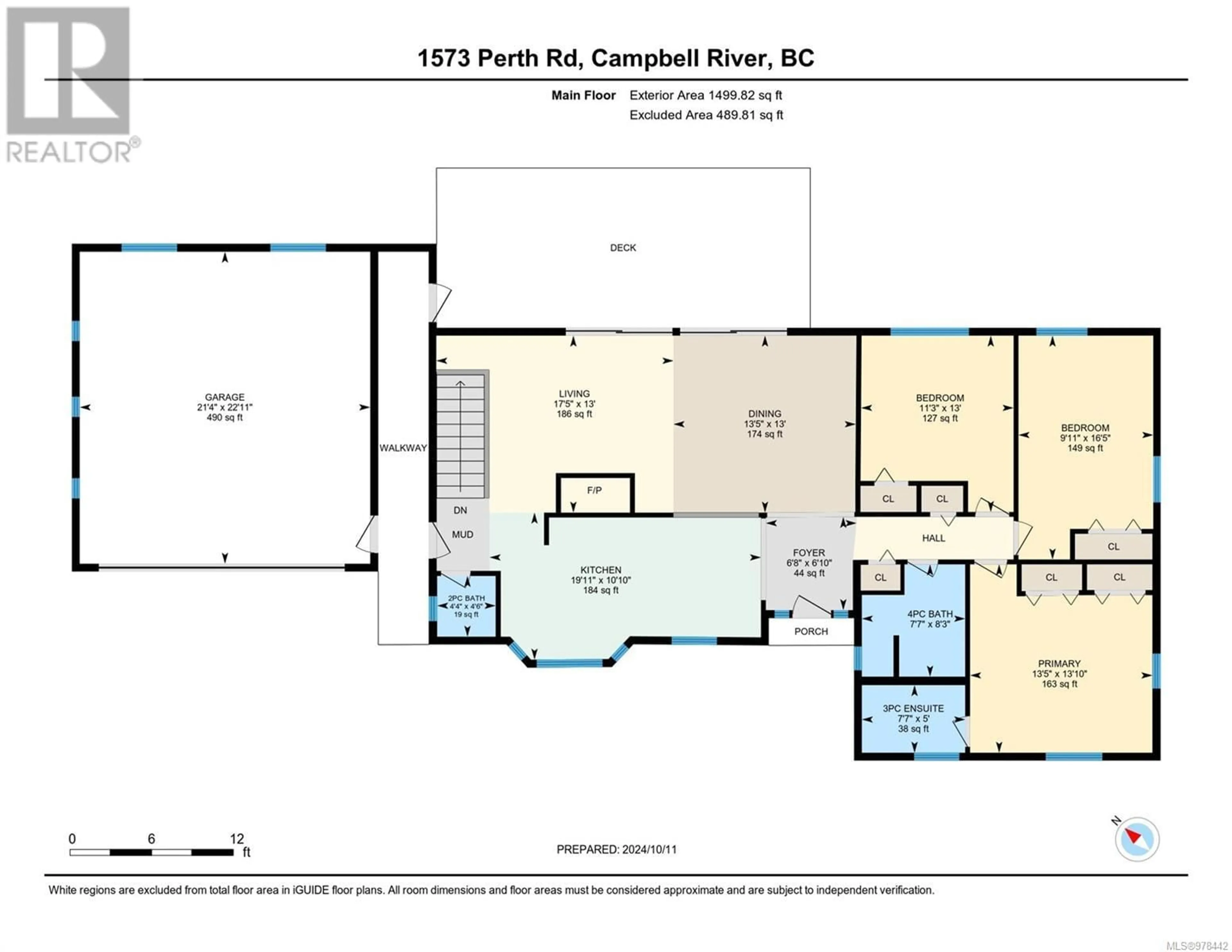 Floor plan for 1573 Perth Rd, Campbell River British Columbia V9W1G4