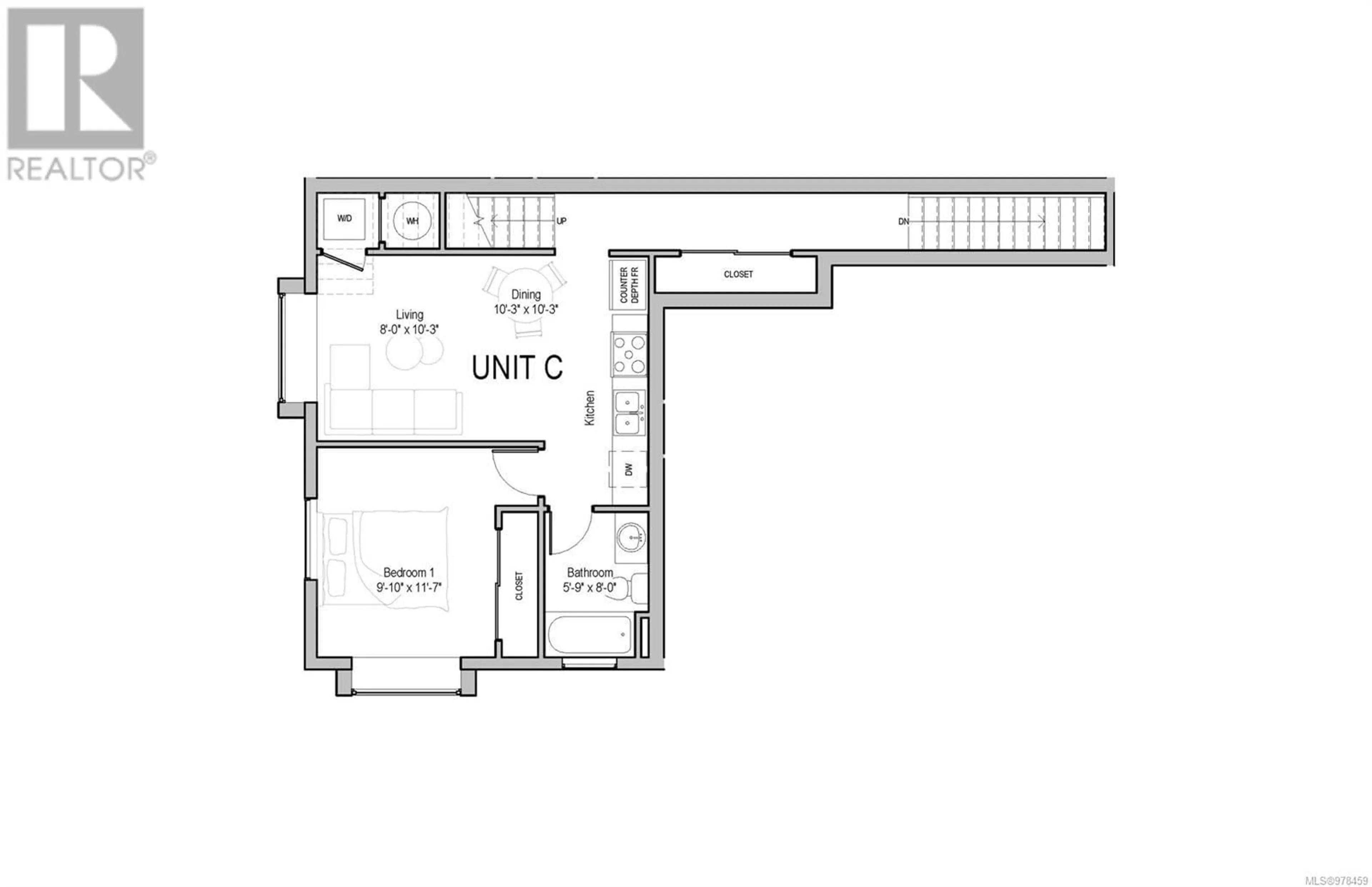 Floor plan for 7 770 Dominion Rd, Esquimalt British Columbia V9A4E6