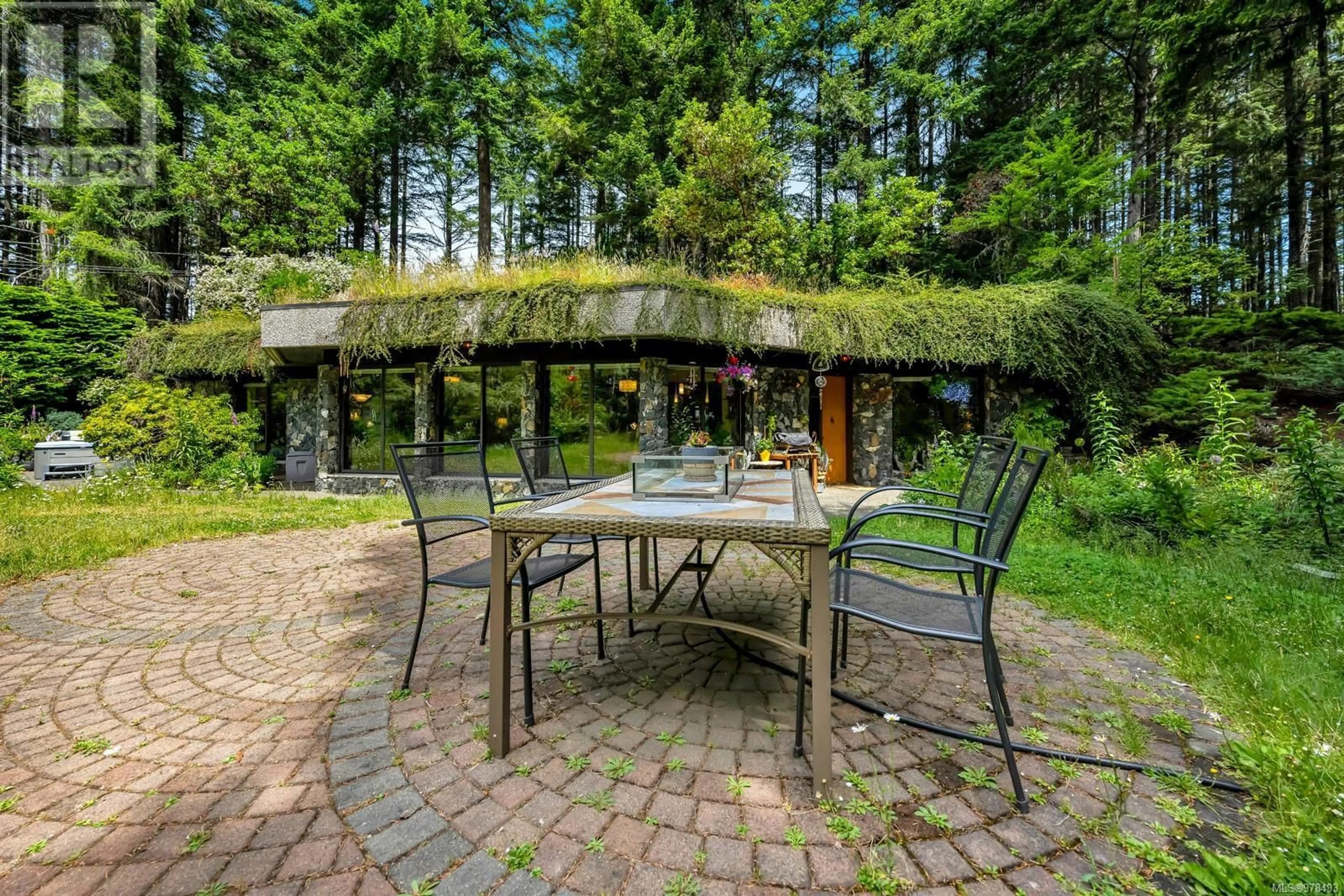 Patio, forest/trees view for 4440 SPELLMAN PLACE, Metchosin British Columbia V9C4C5