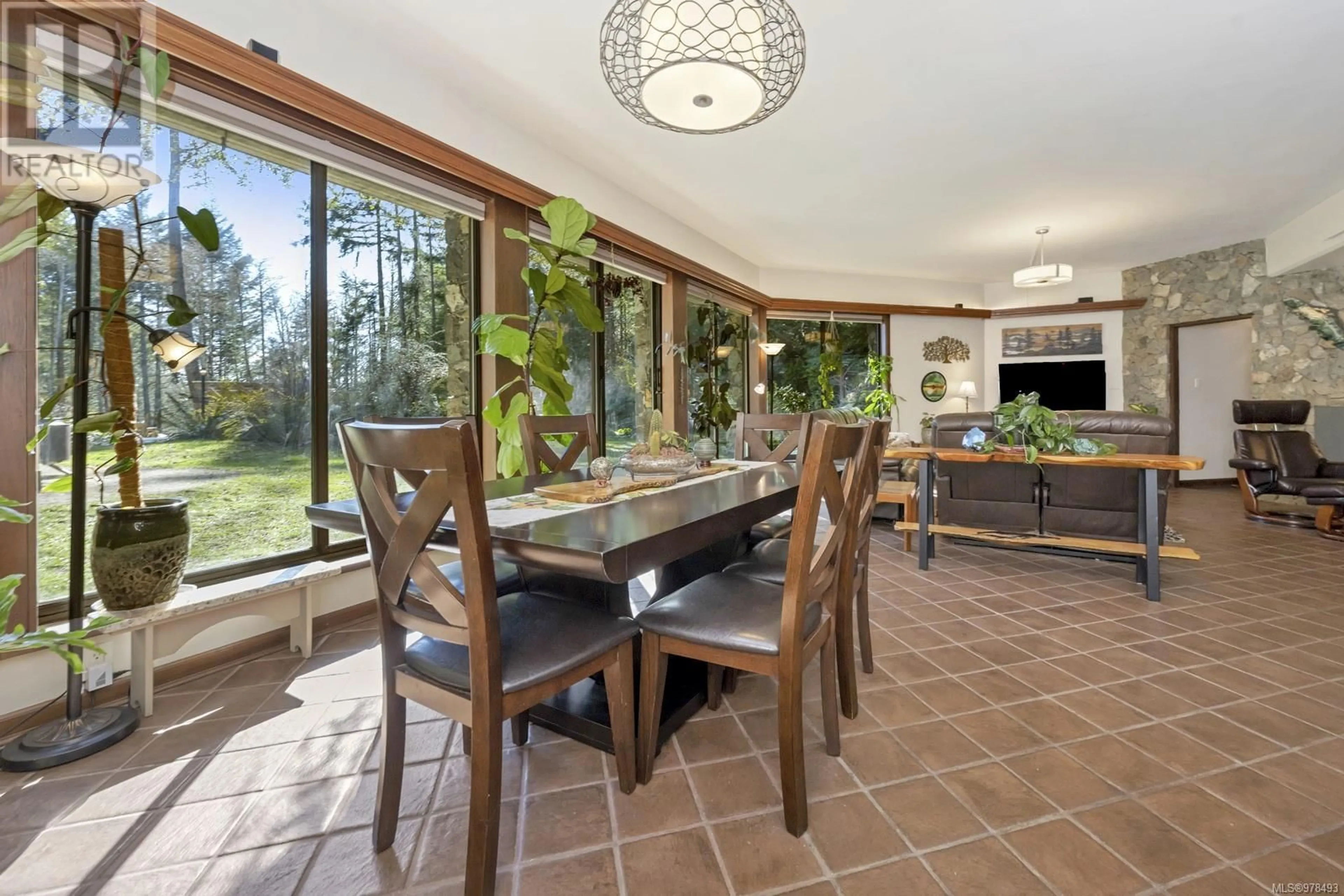 Dining room, ceramic/tile floor for 4440 SPELLMAN PLACE, Metchosin British Columbia V9C4C5