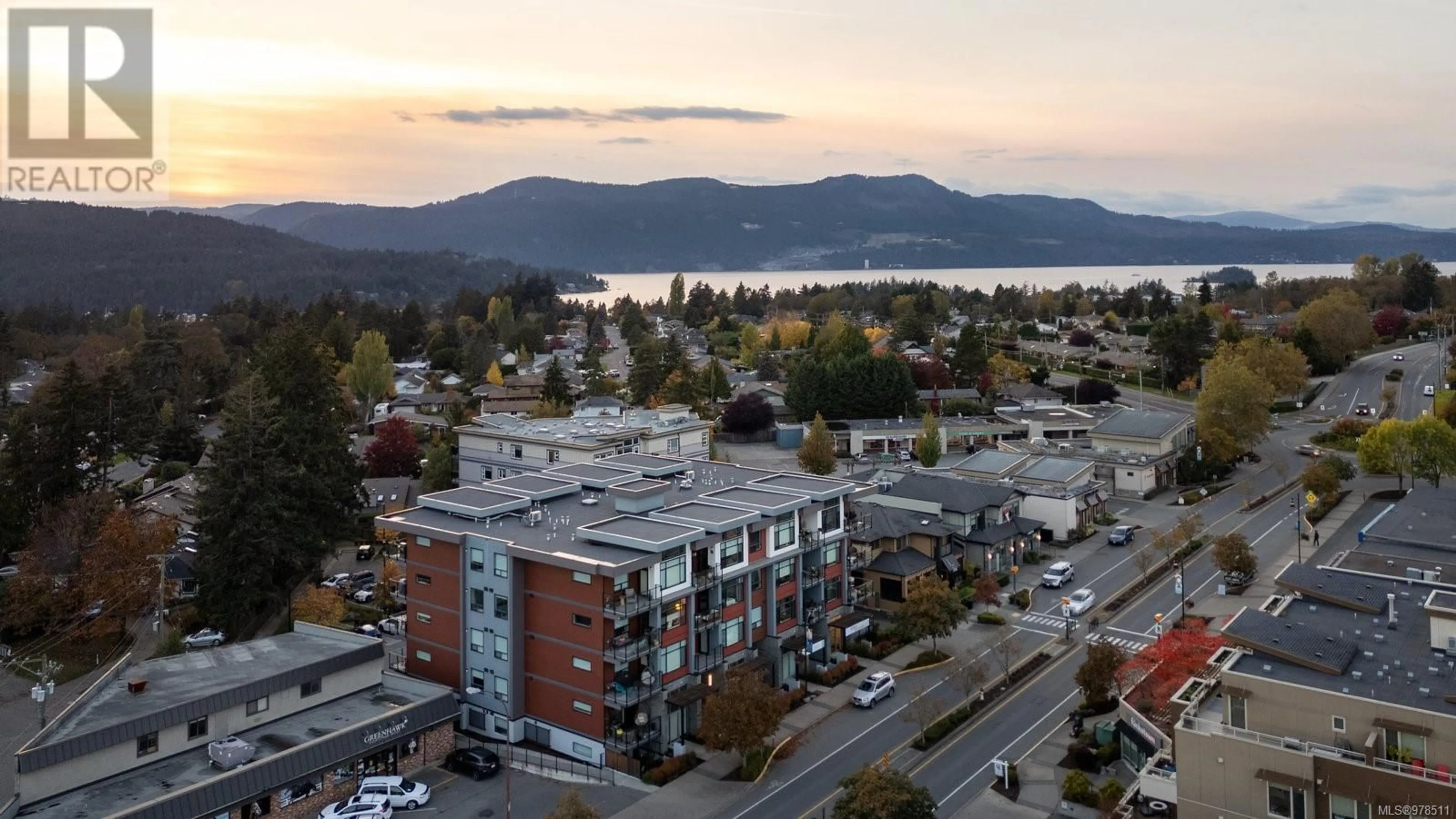 A pic from exterior of the house or condo, the view of lake or river for 508 7162 West Saanich Rd, Central Saanich British Columbia V8M1P6