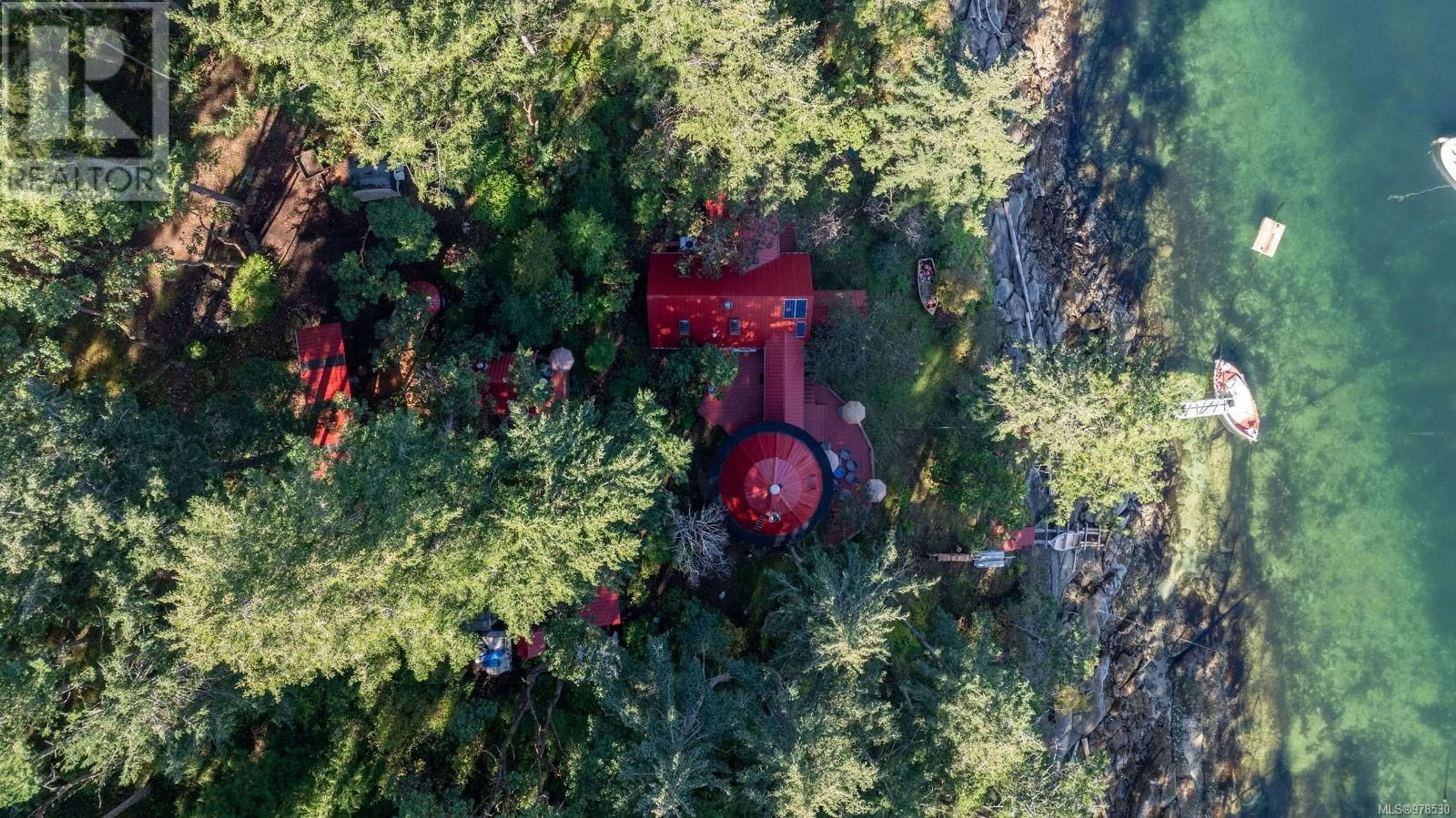 A pic from outside/outdoor area/front of a property/back of a property/a pic from drone, forest/trees view for LT 1 RUXTON ISLAND, Ruxton Island British Columbia V9G1A4