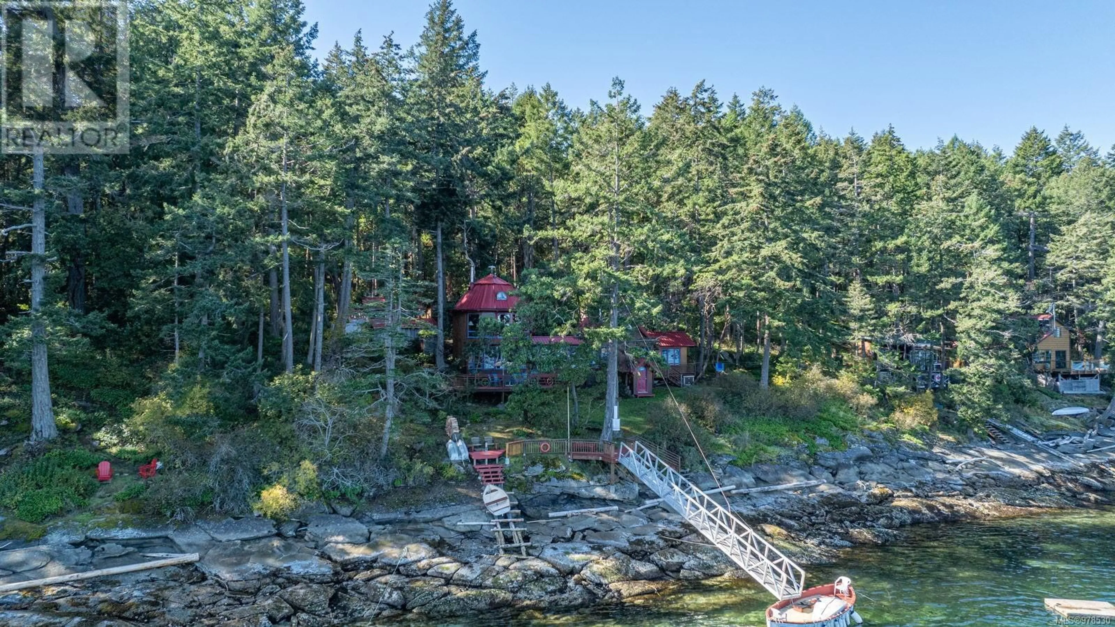 A pic from outside/outdoor area/front of a property/back of a property/a pic from drone, water/lake/river/ocean view for LT 1 RUXTON ISLAND, Ruxton Island British Columbia V9G1A4