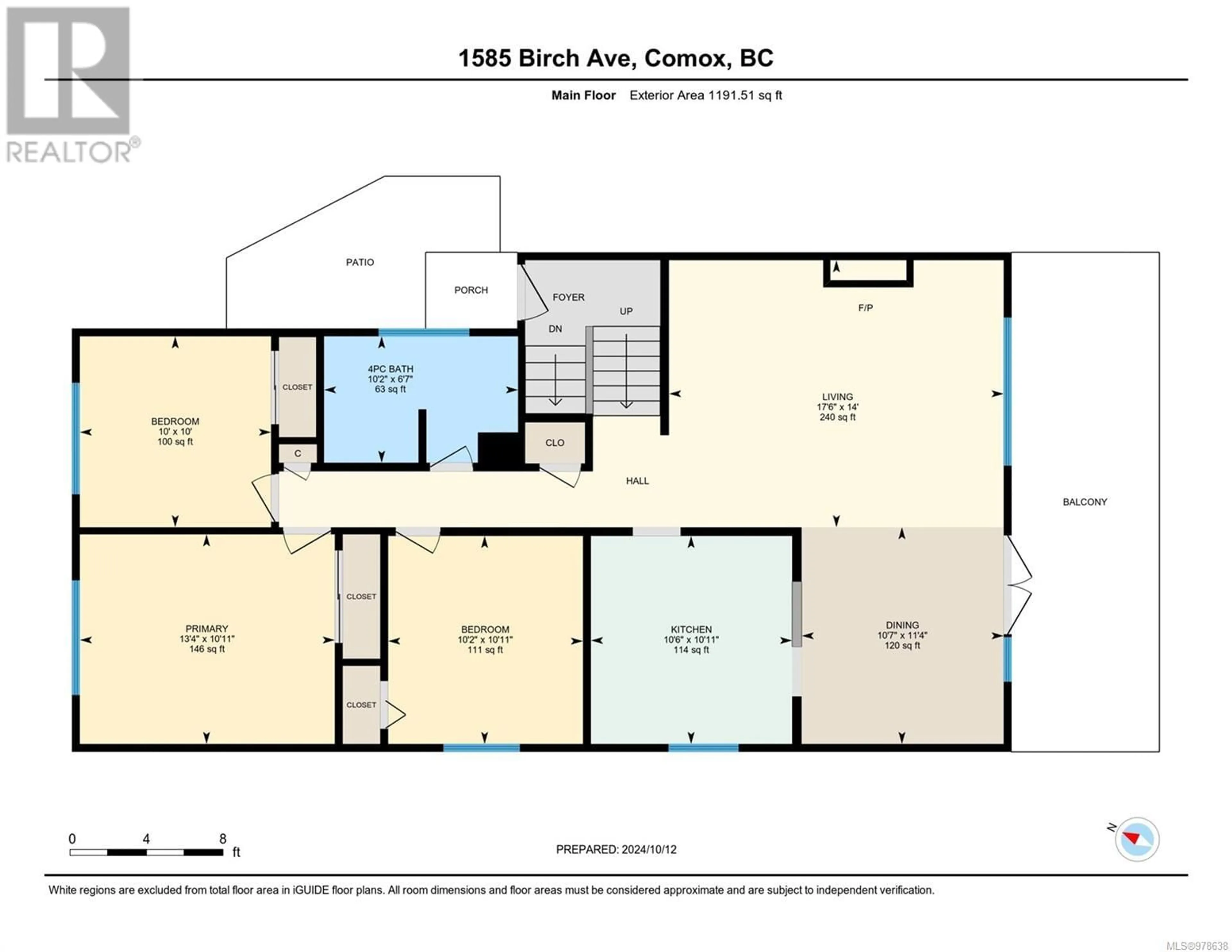 Floor plan for 1585 Birch Ave, Comox British Columbia V9M2N5