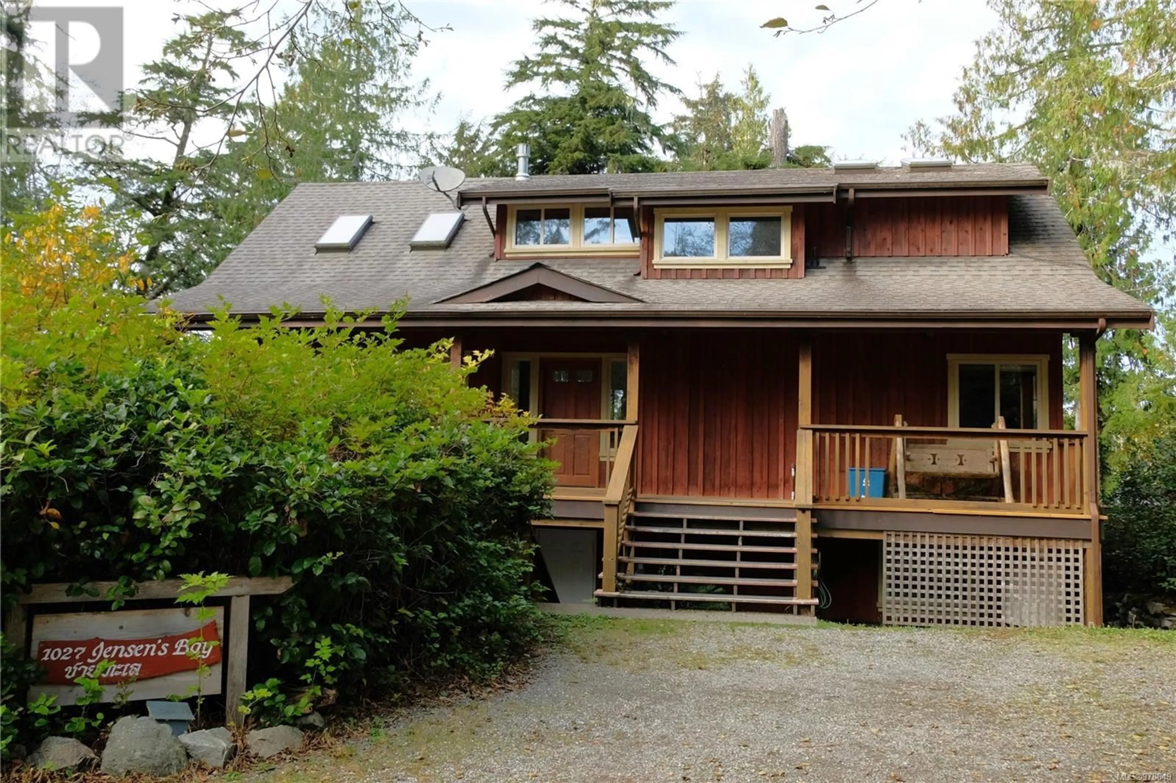 Frontside or backside of a home, cottage for 1027 Jensens Bay Rd, Tofino British Columbia V0R2Z0