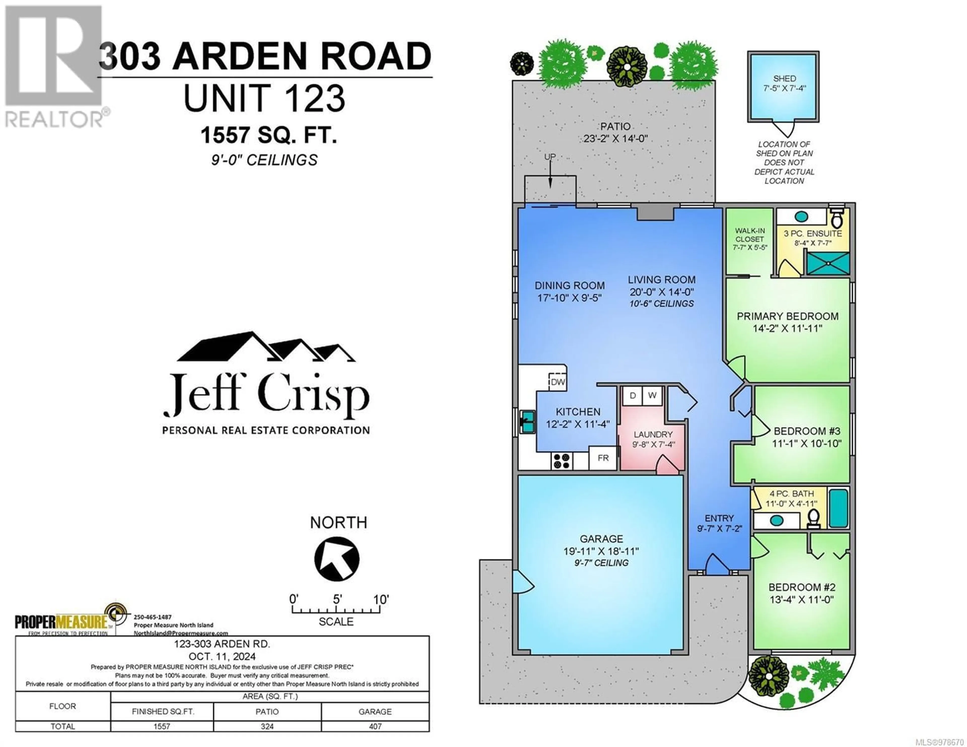 Floor plan for 123 303 Arden Rd, Courtenay British Columbia V9N0A8