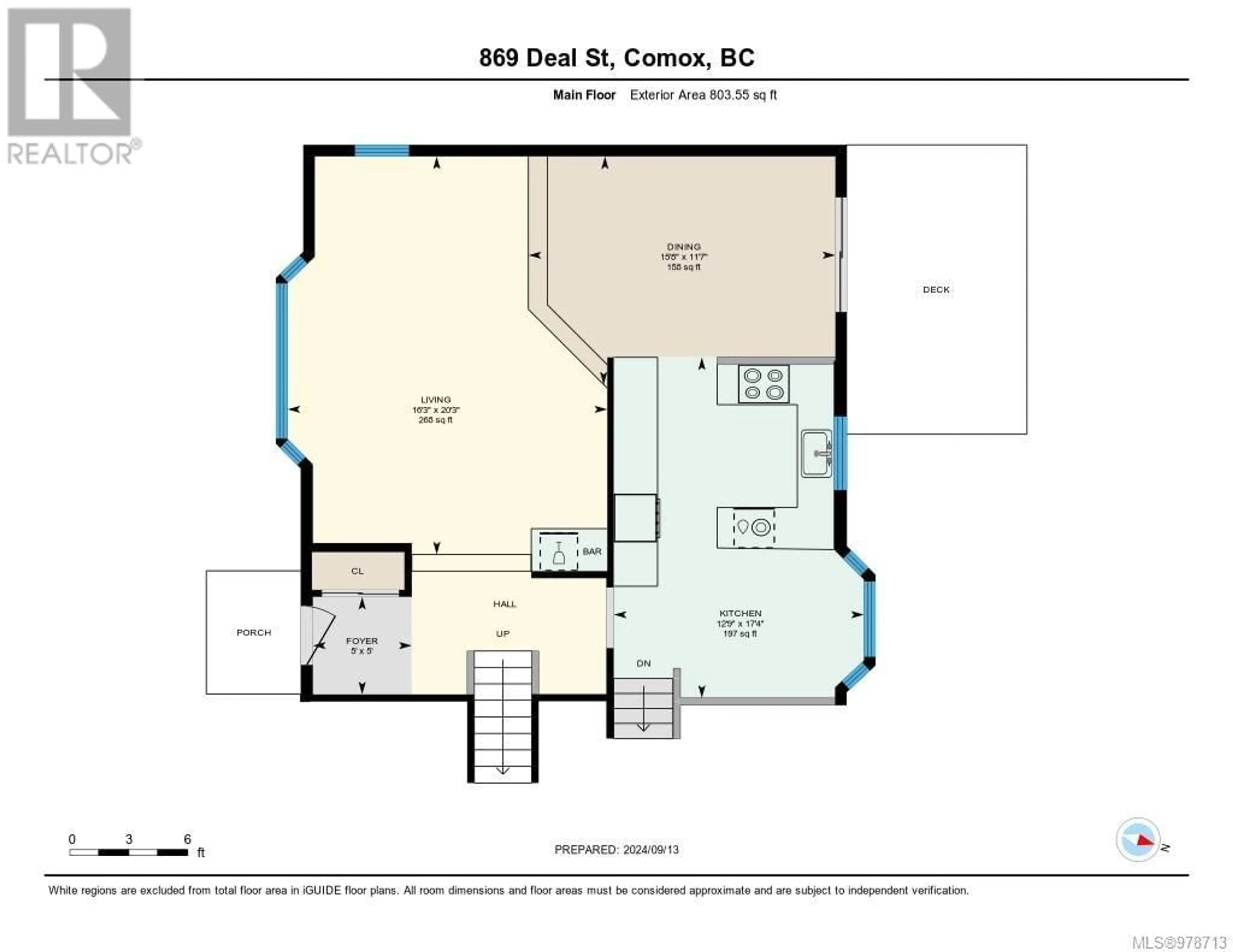 Floor plan for 869 Deal St, Comox British Columbia V9M1B1