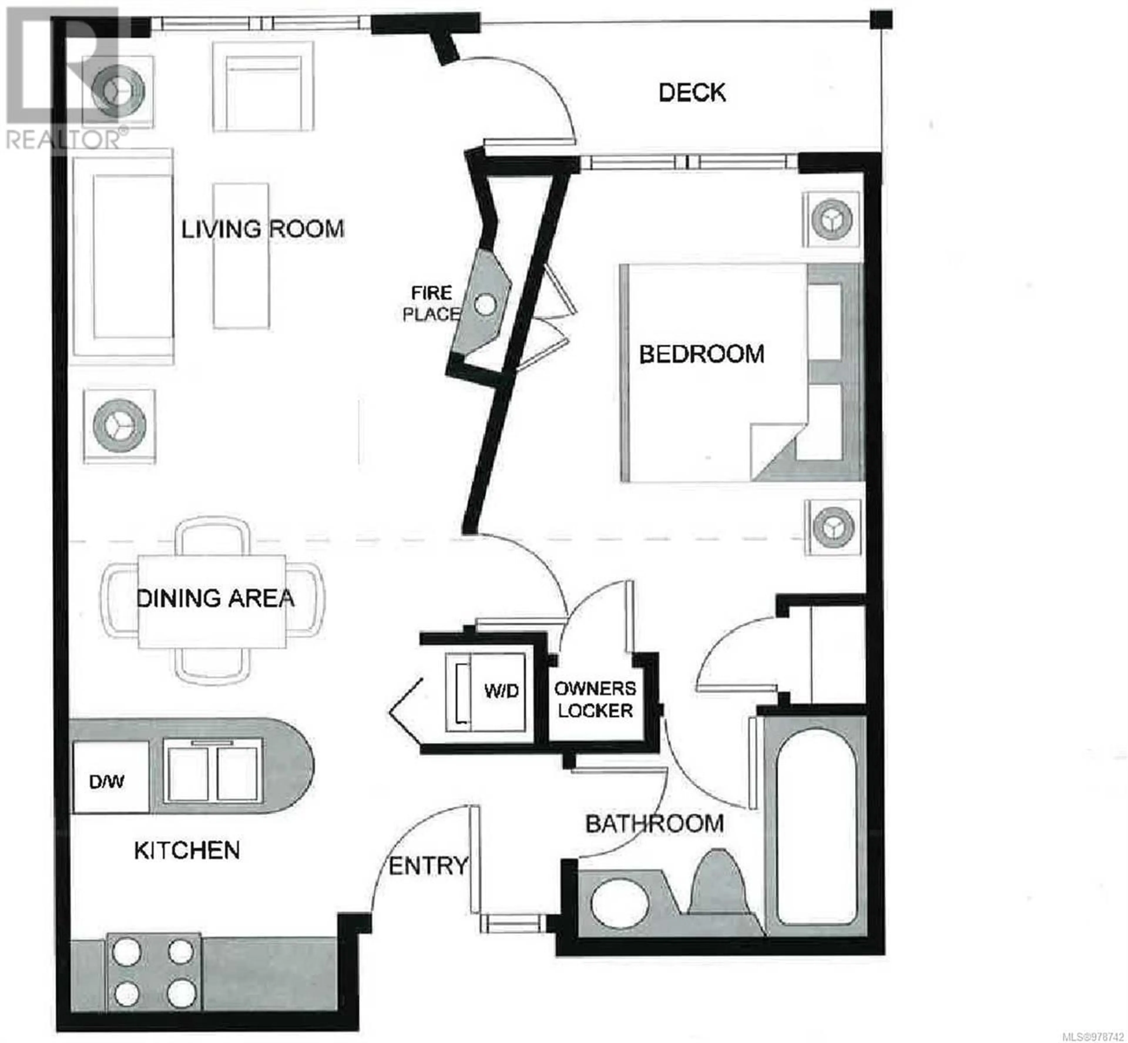 Floor plan for 210A 1800 Riverside Lane, Courtenay British Columbia V9N8C7