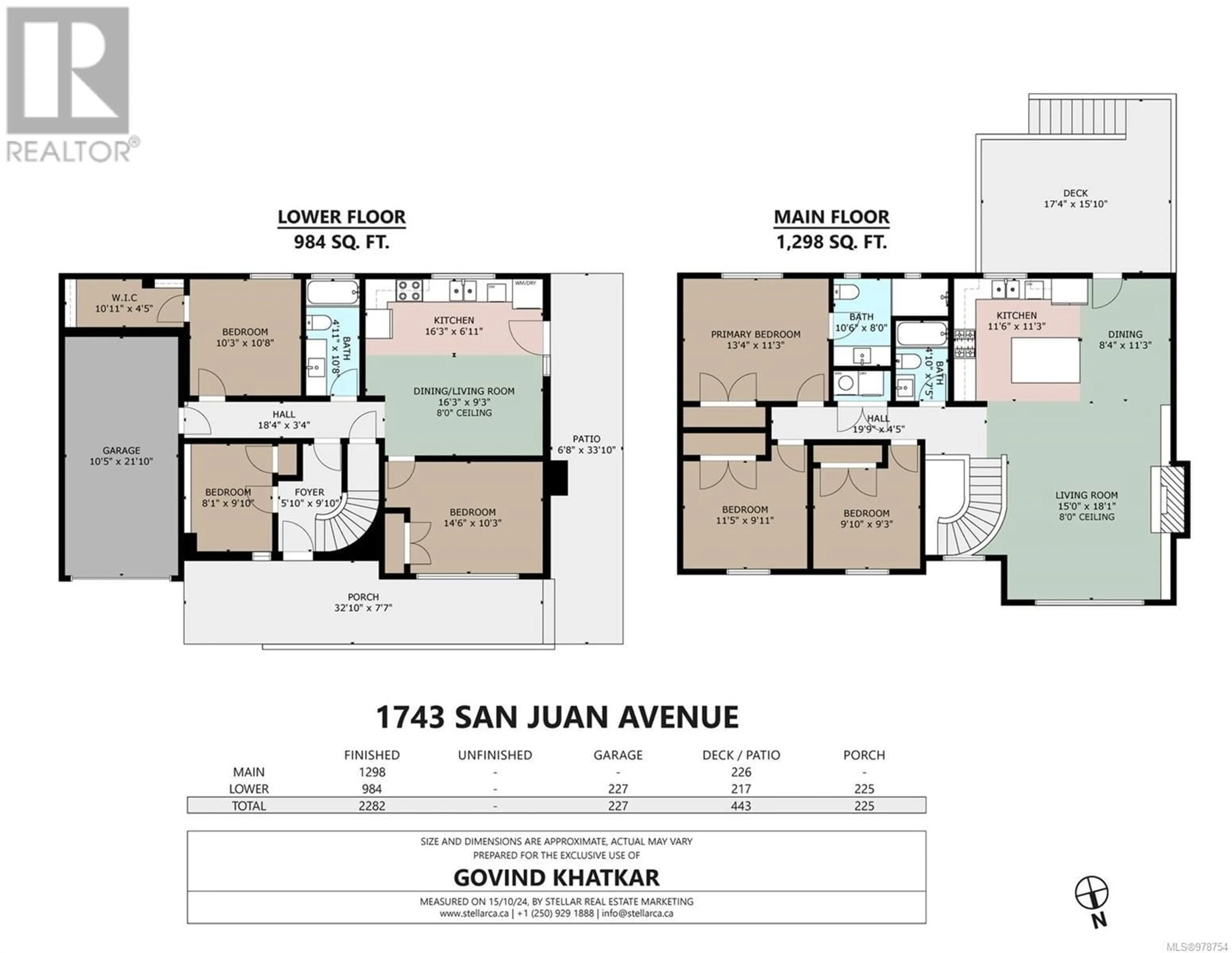 Floor plan for 1743 San Juan Ave, Saanich British Columbia V8N4T7