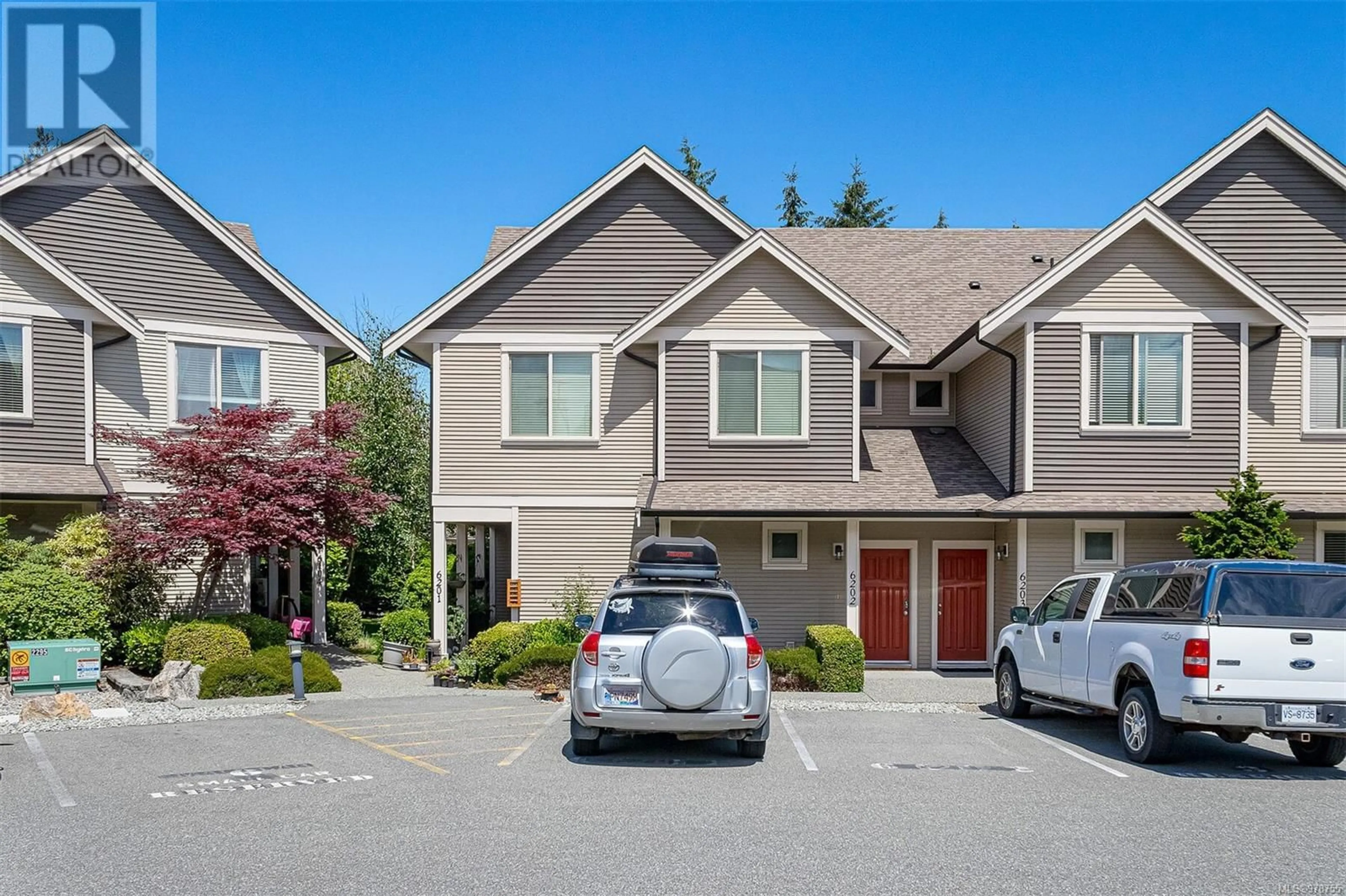 A pic from exterior of the house or condo, the street view for 6202 Thyme Pl, Nanaimo British Columbia V9V1M1