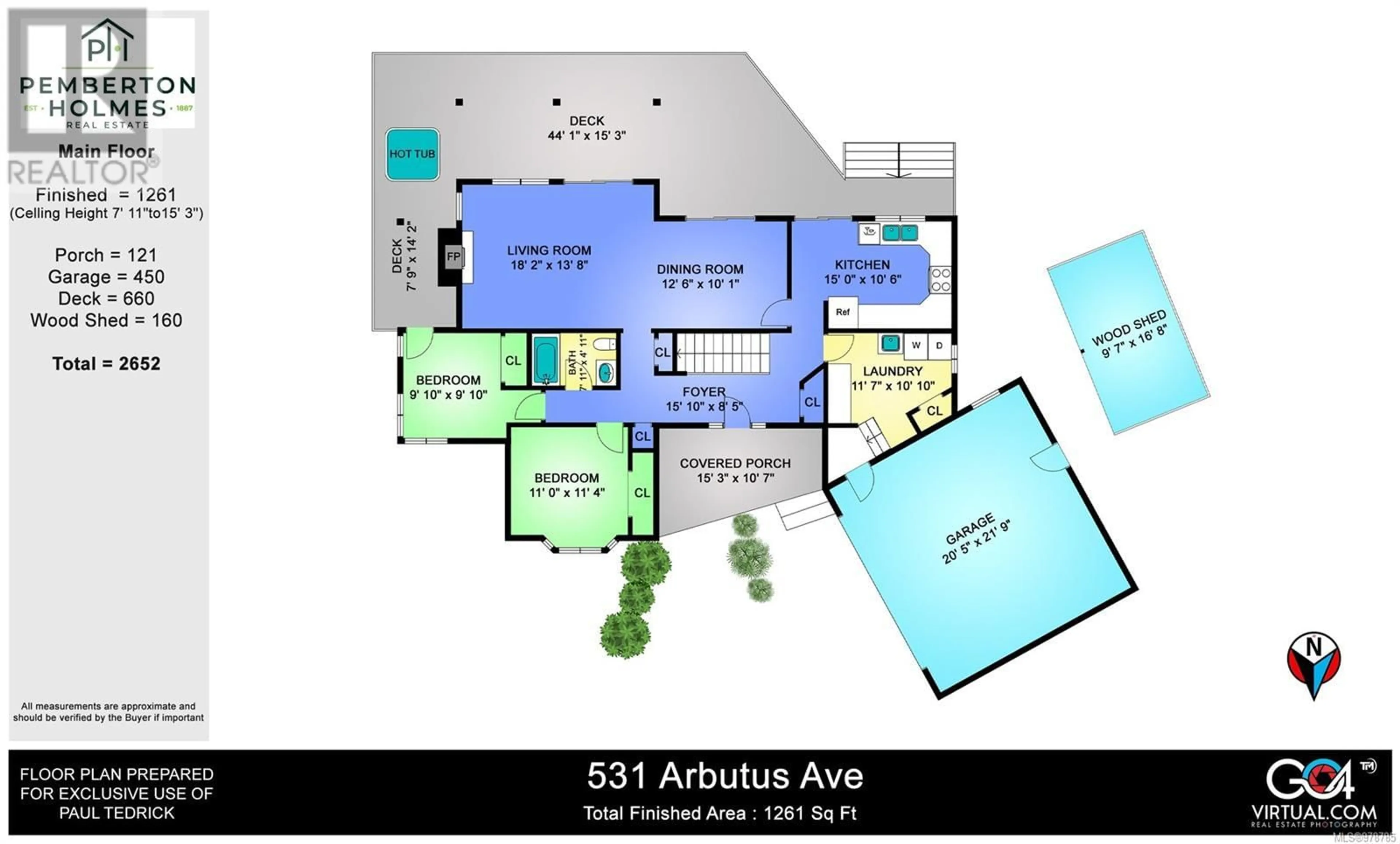 Floor plan for 531 Arbutus Ave, Duncan British Columbia V9L5X6