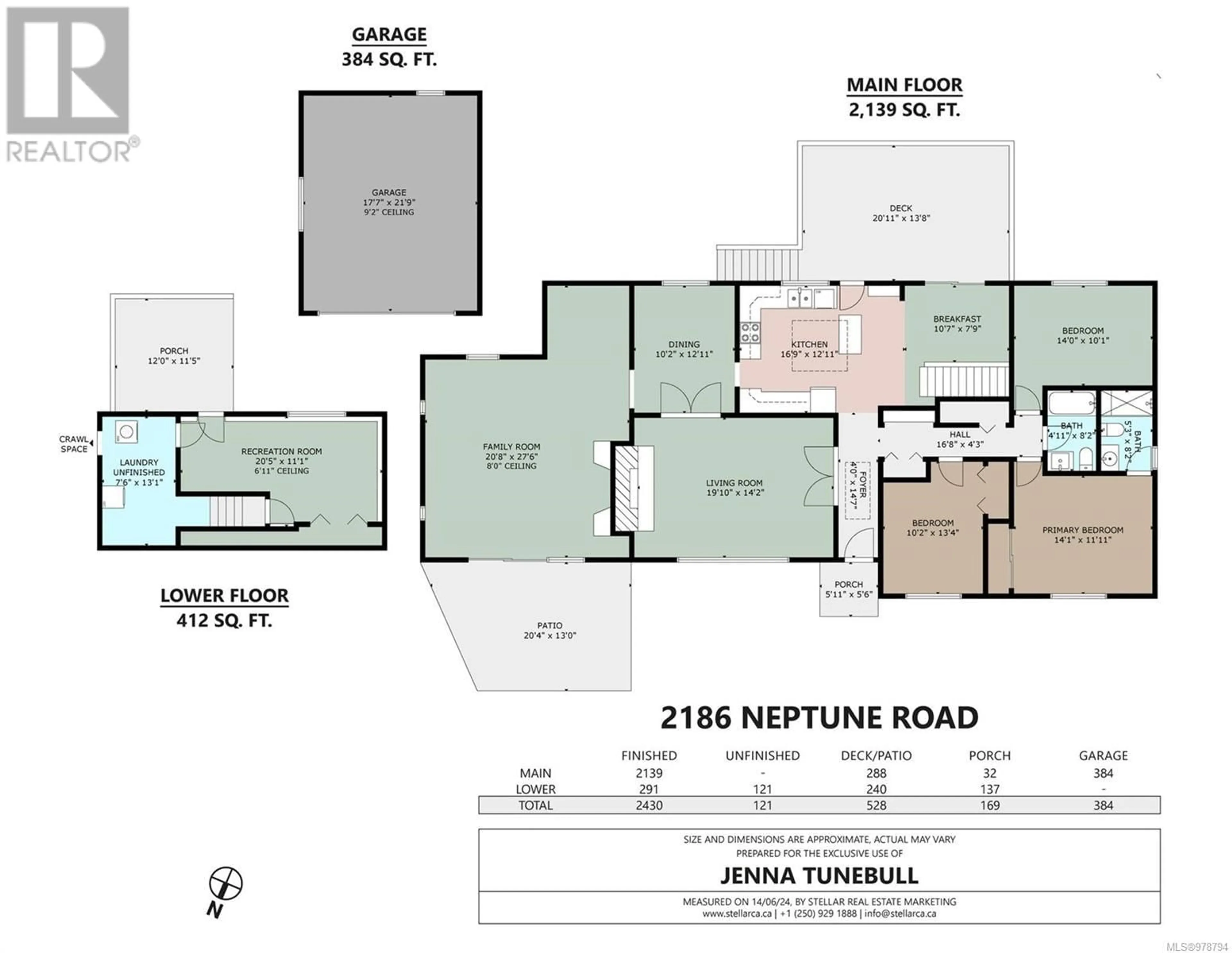 Floor plan for 2186 Neptune Rd, North Saanich British Columbia V8L3R9