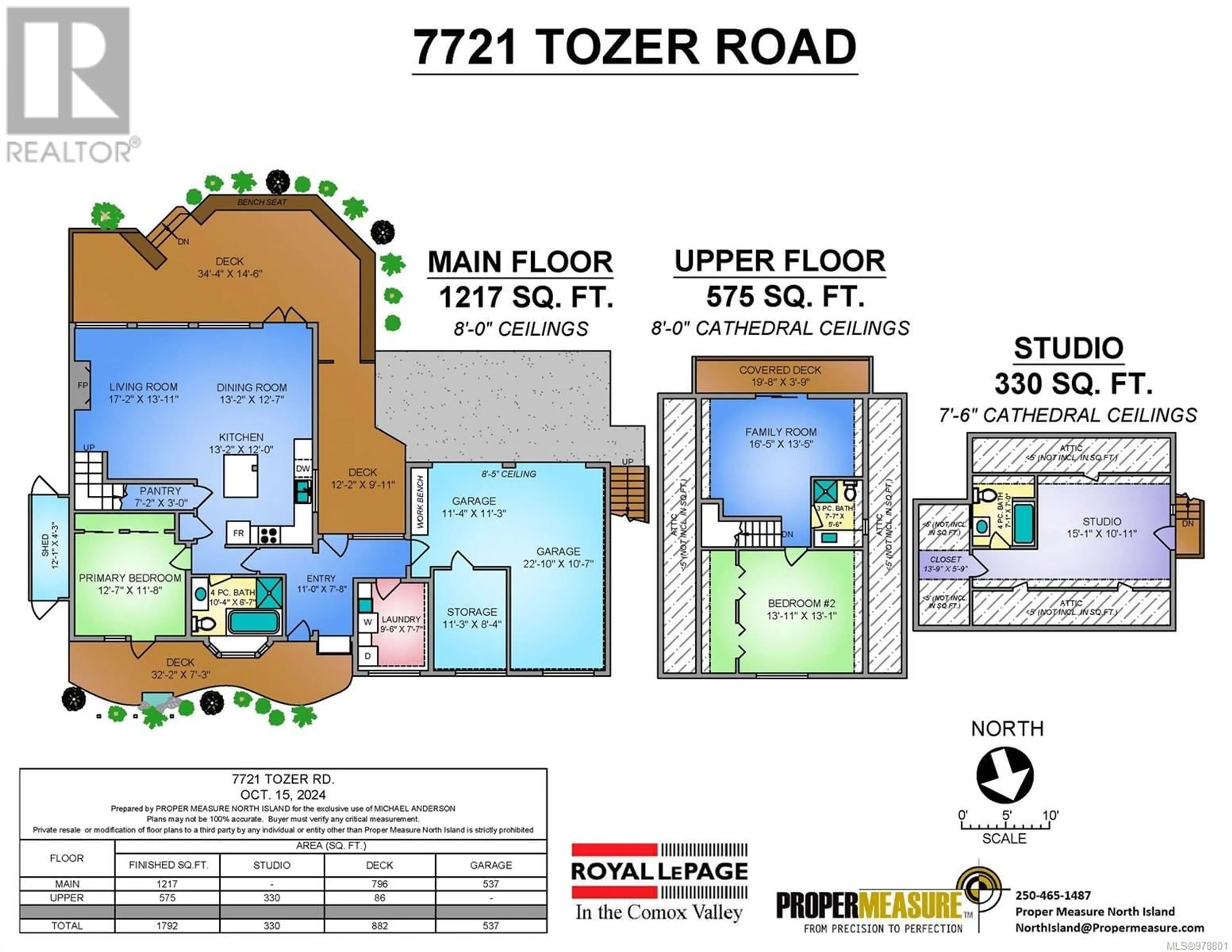 Floor plan for 7721 Tozer Rd, Fanny Bay British Columbia V0R1W0