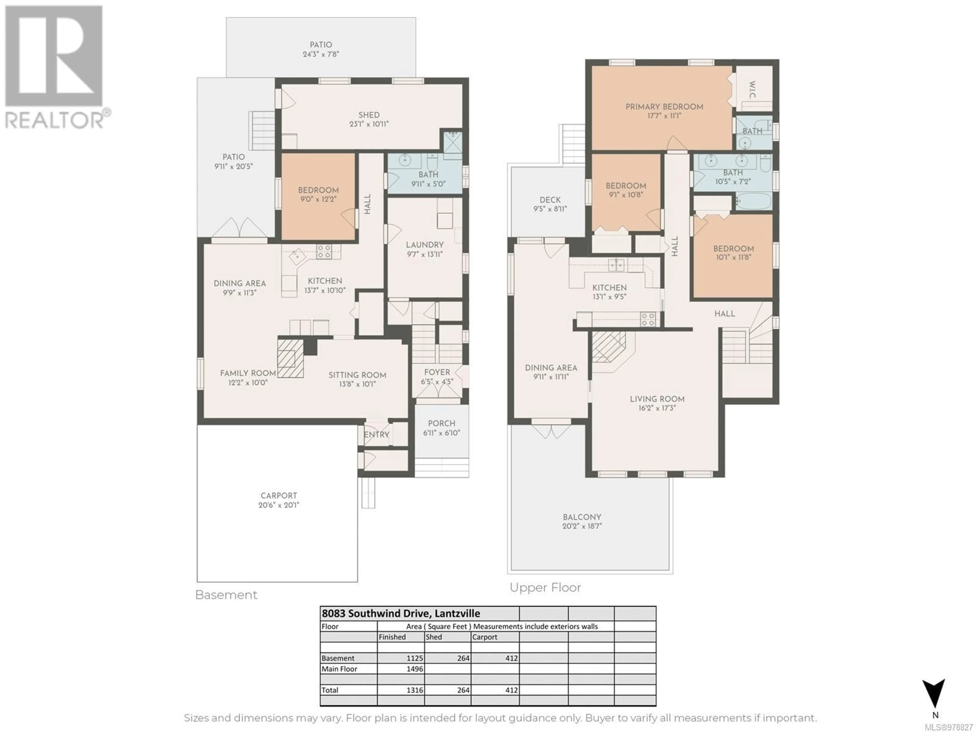 Floor plan for 8083 Southwind Dr, Lantzville British Columbia V0R2H0