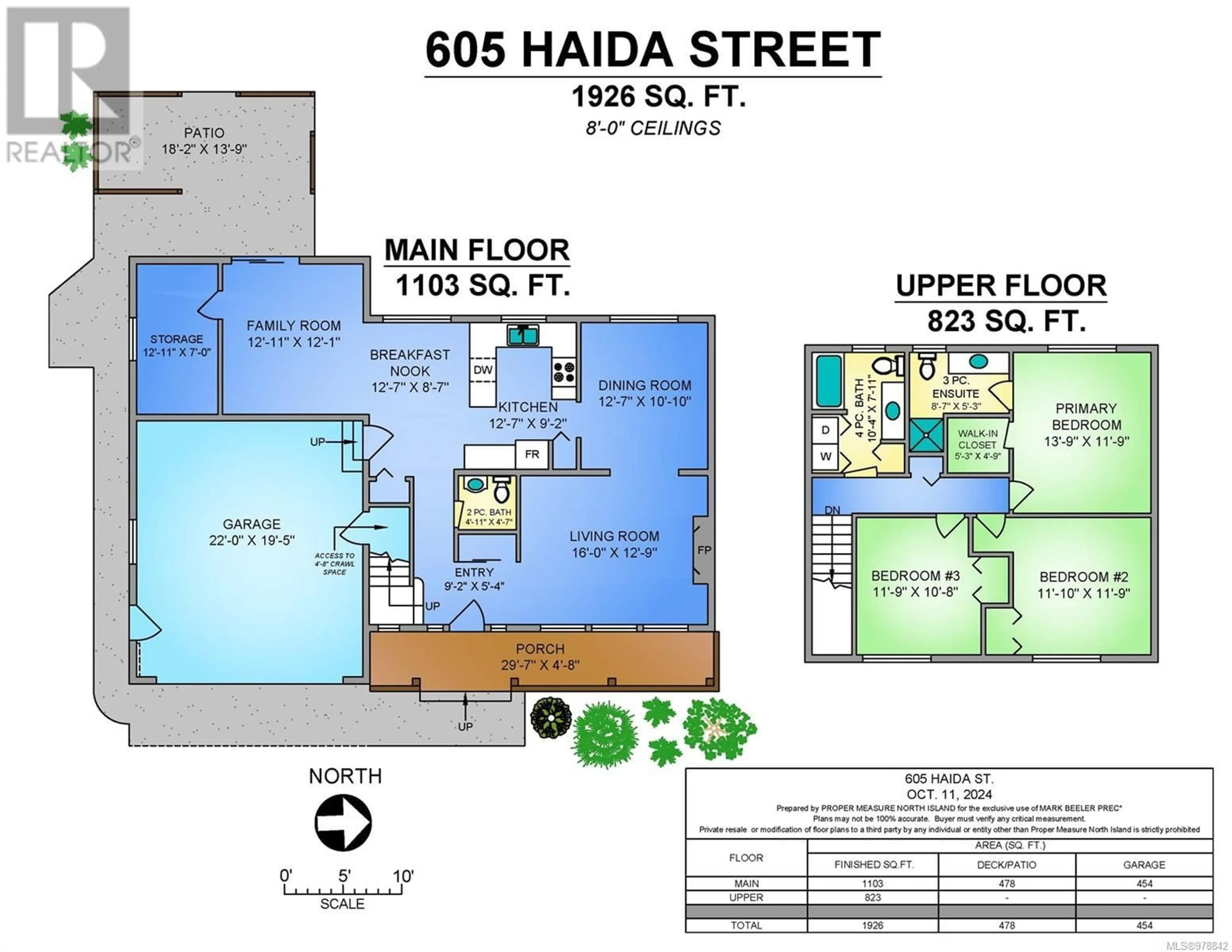 Floor plan for 605 Haida St, Comox British Columbia V9M2L6